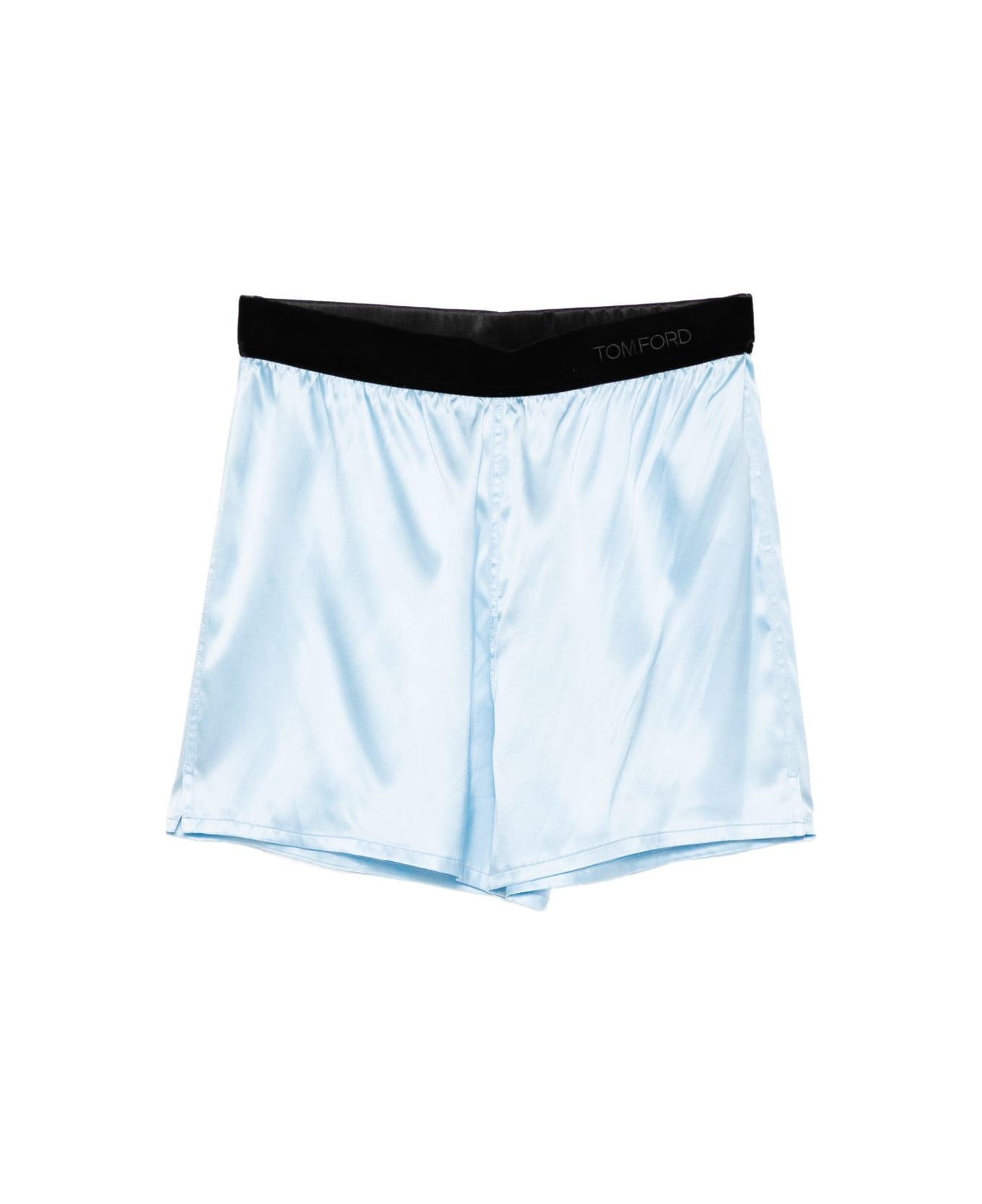 Tom Ford Silk Pajama Shorts - Clear Blue