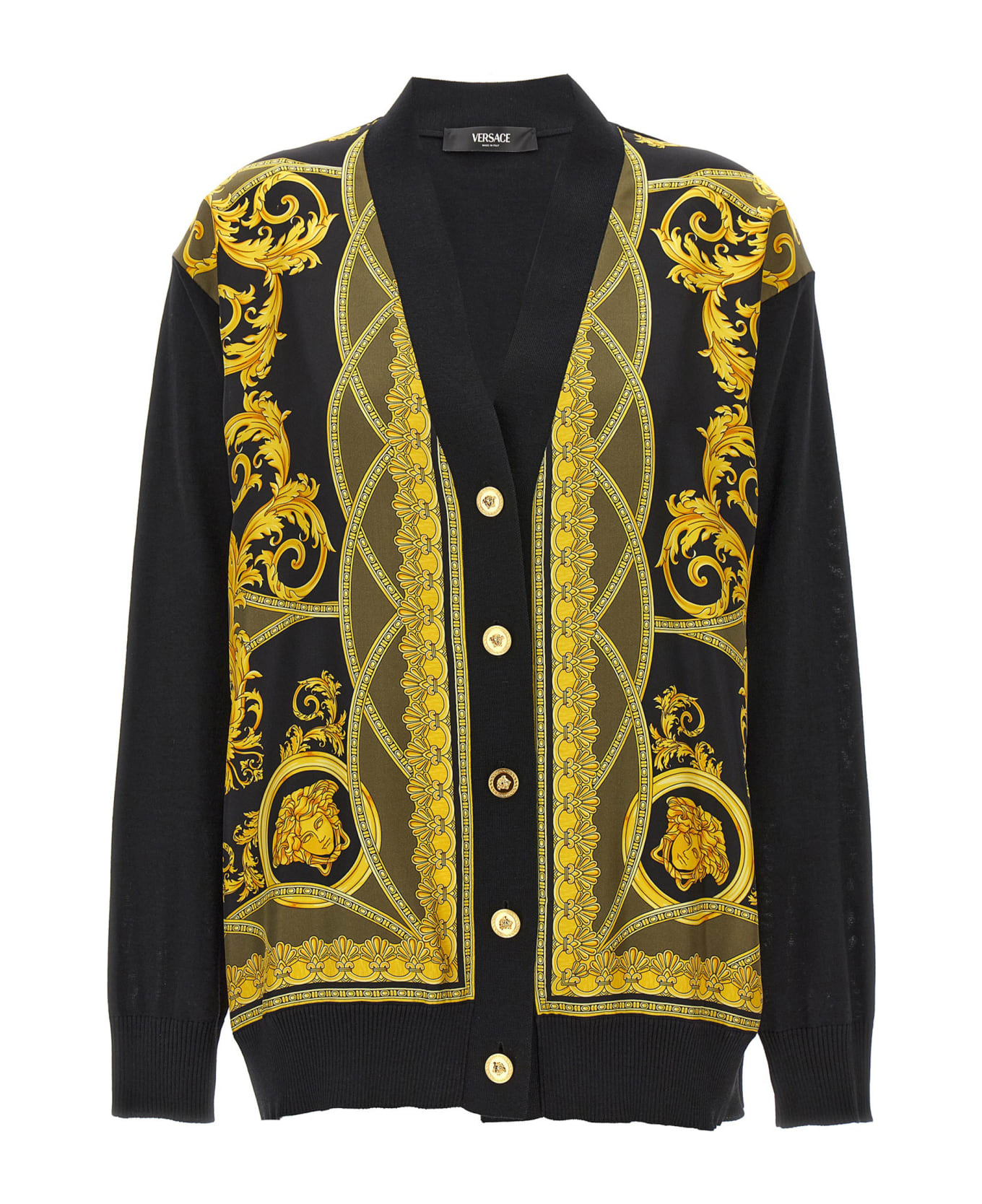Versace 
la Coupe Des Dieux
 Cardigan - Black