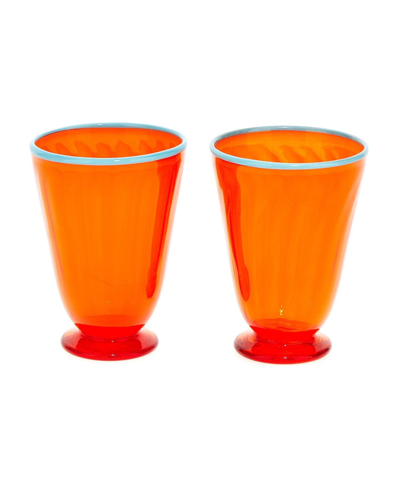 La DoubleJ 'rainbow' 2 Cup Set - Orange