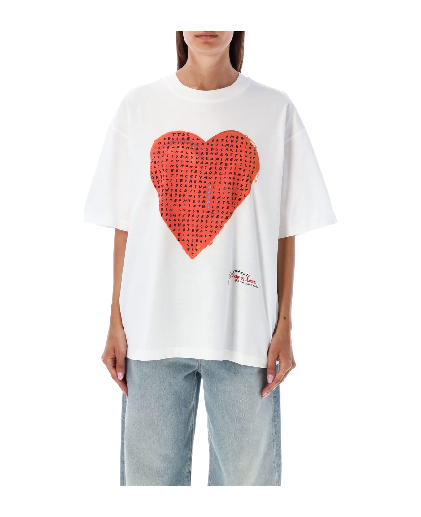 Marni Heart T-shirt - White トップス