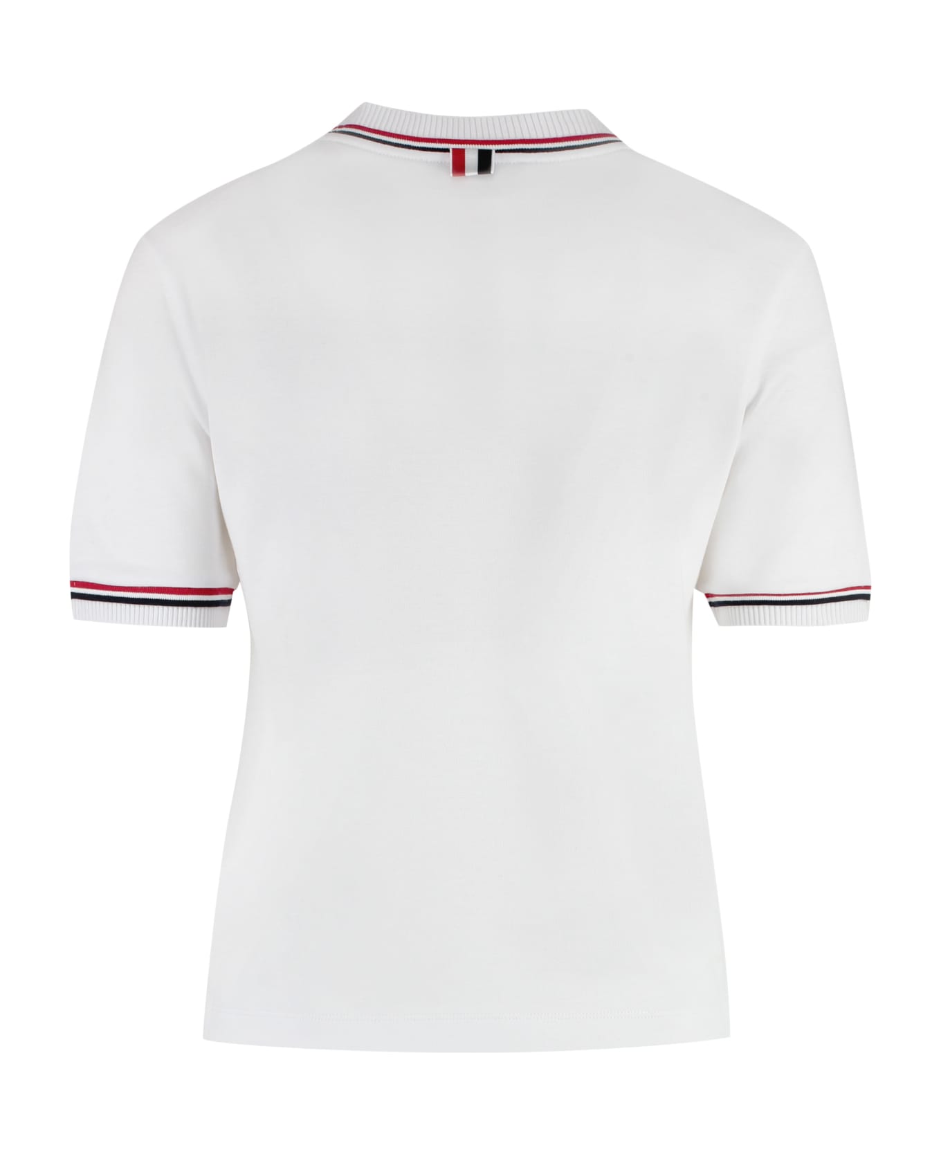 Thom Browne Cotton Crew-neck T-shirt - White Tシャツ