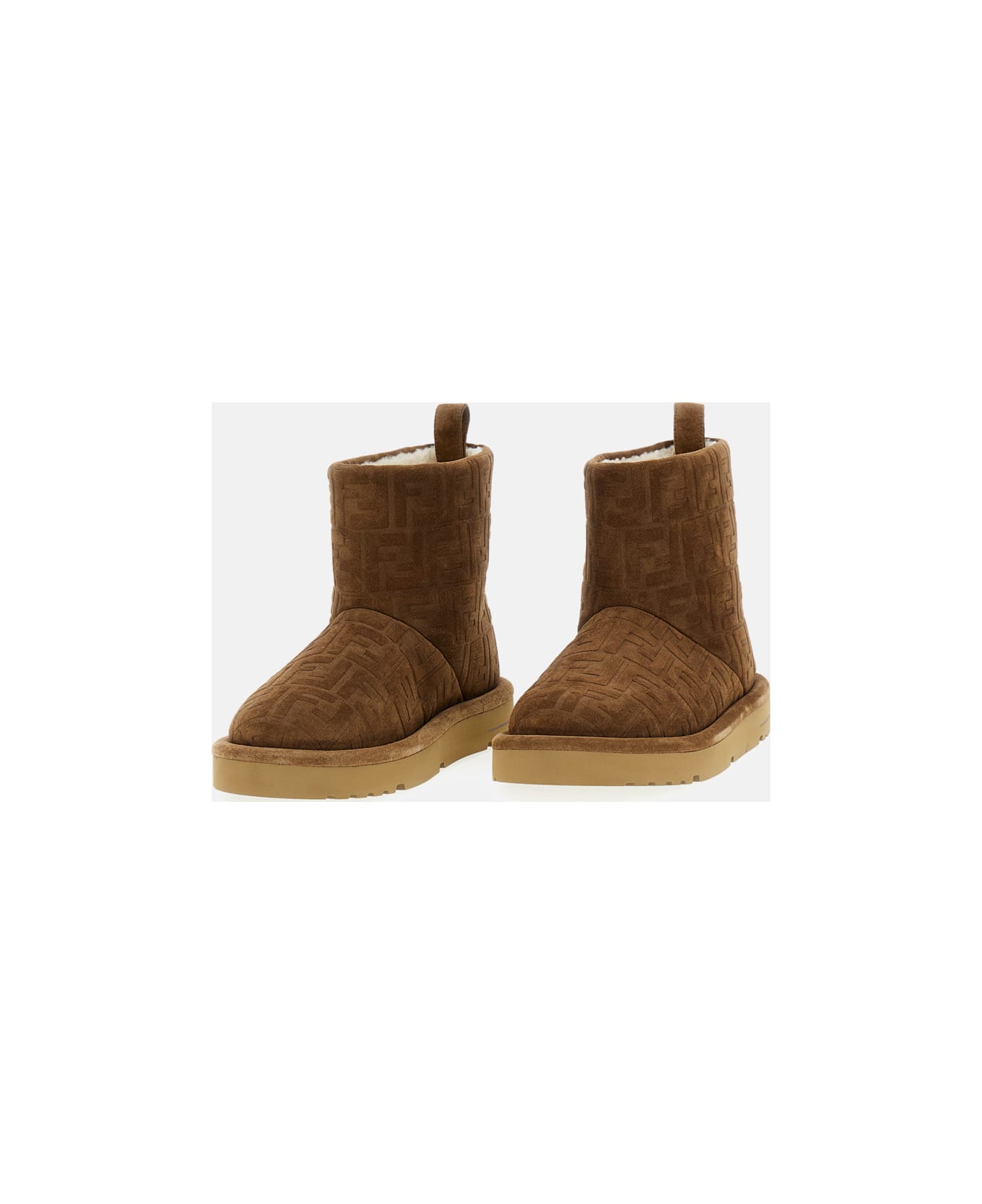 Fendi Suede Boots - Brown