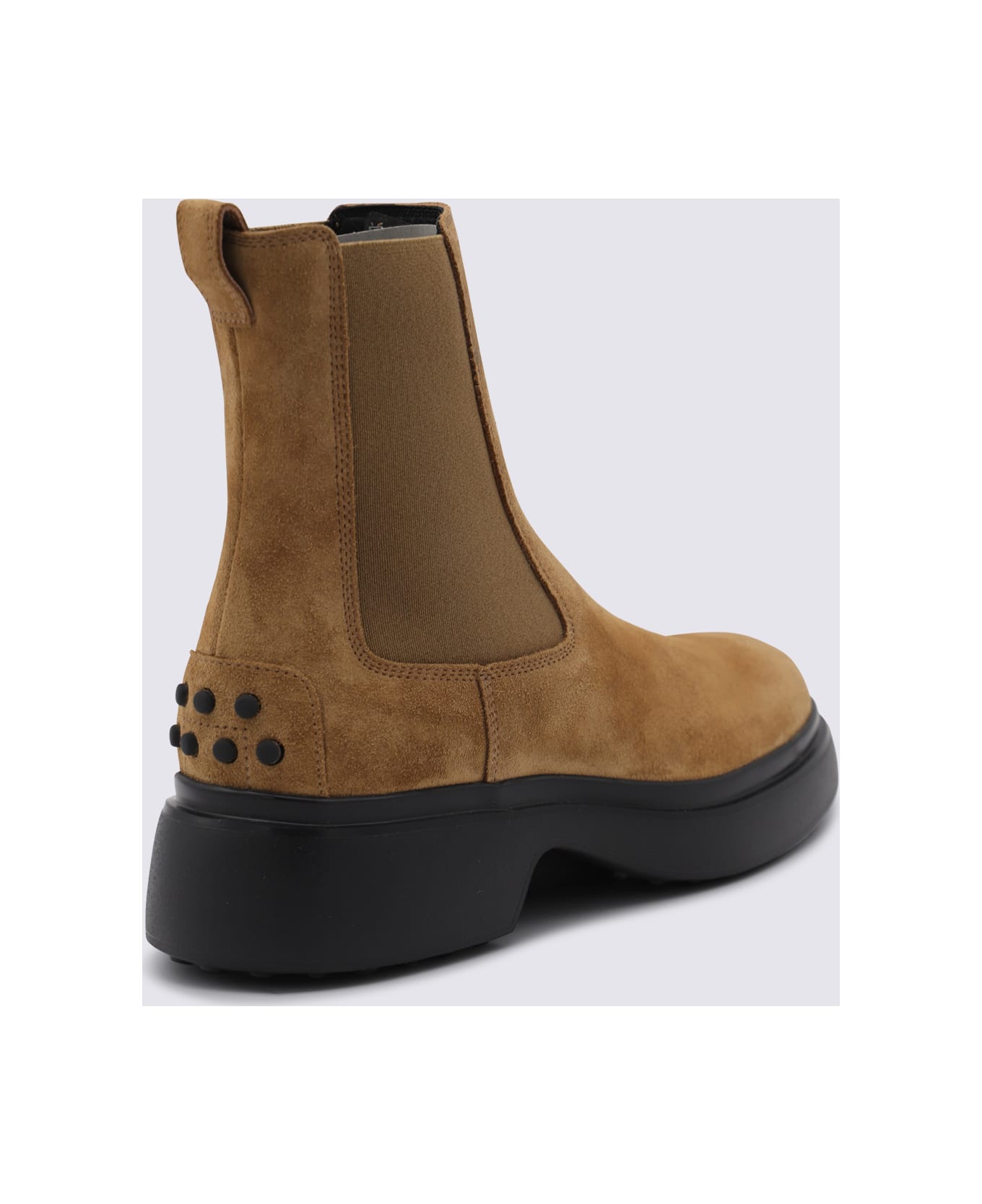 Tod
s Camel Suede And Leather Boots - SIGARO CHIARO