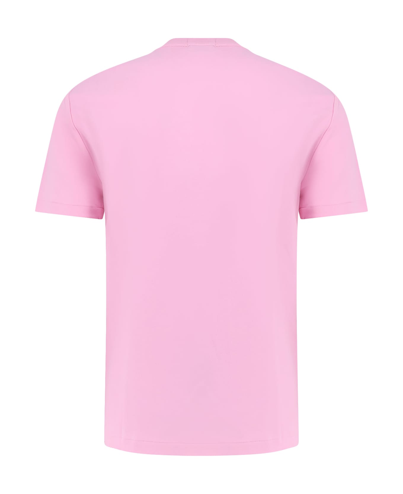 Ralph Lauren Cotton T-shirt With Logo Embroidery - carmel pink