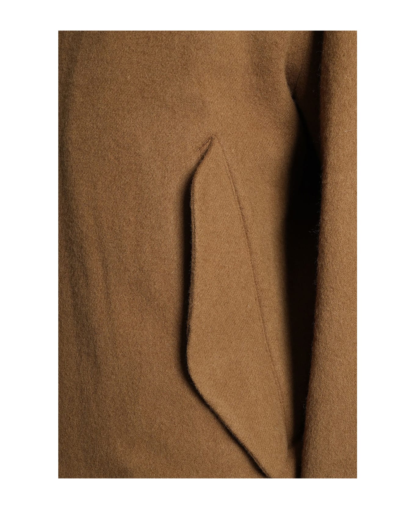 Attachment Casual Jacket In Camel Wool - Camel