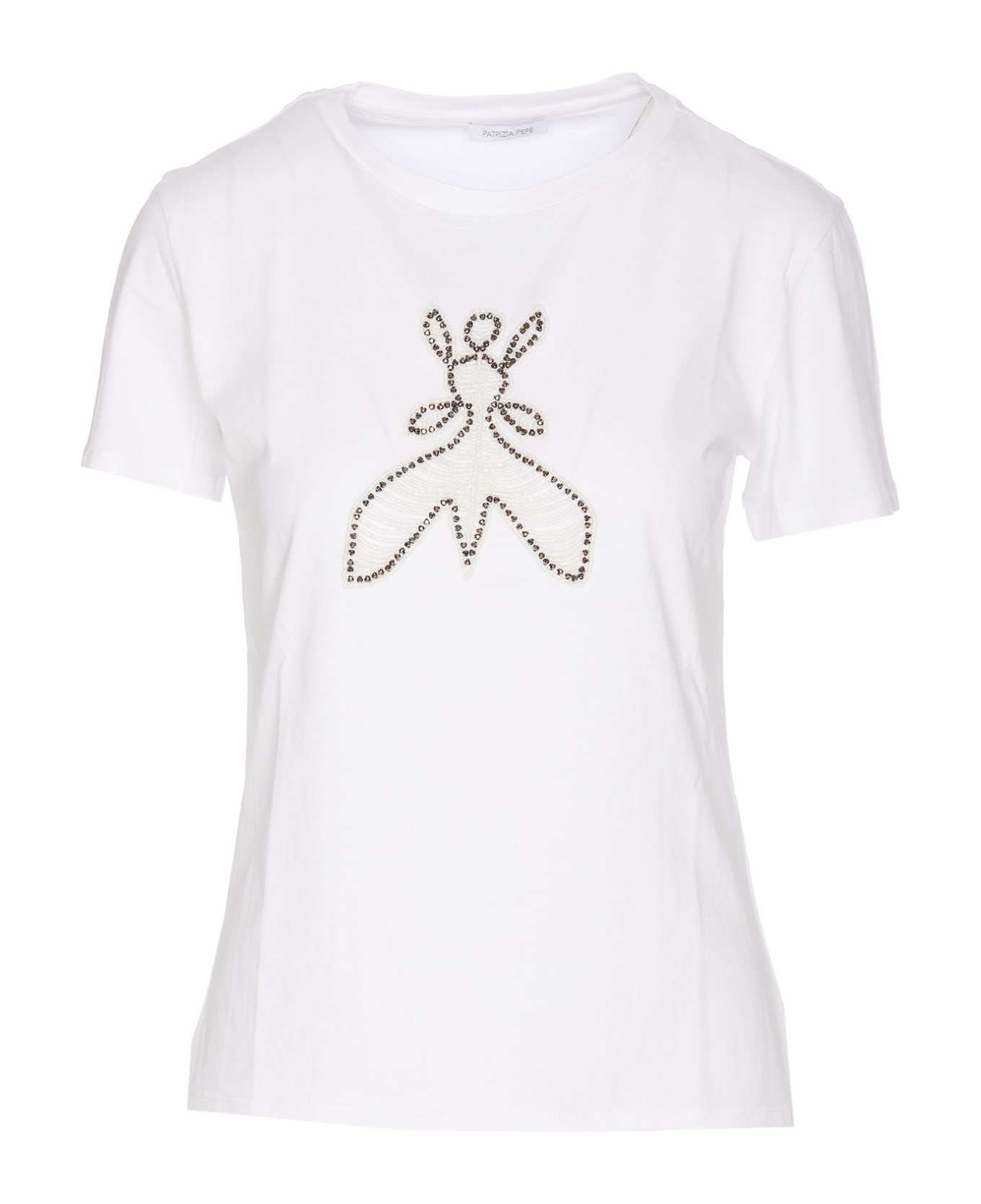 Patrizia Pepe Logo T-shirt - White
