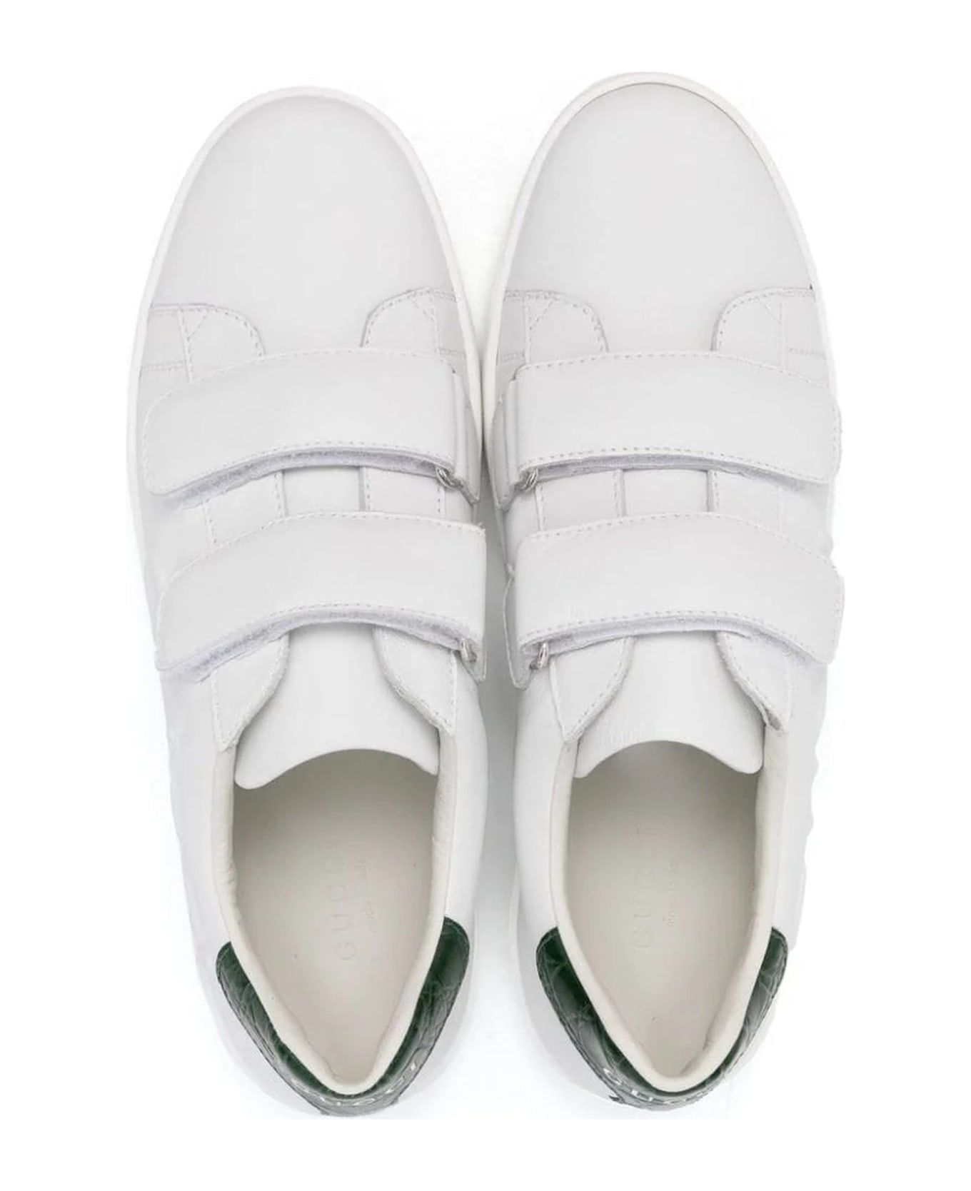 Gucci Kids Sneakers White - White