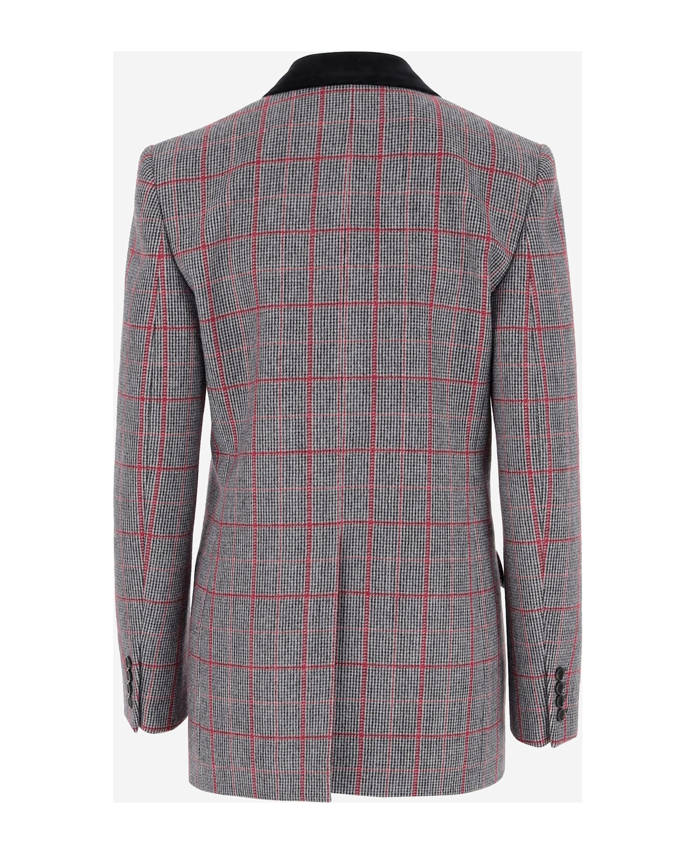 Chloé Double-breasted Wool Jacket - Grey