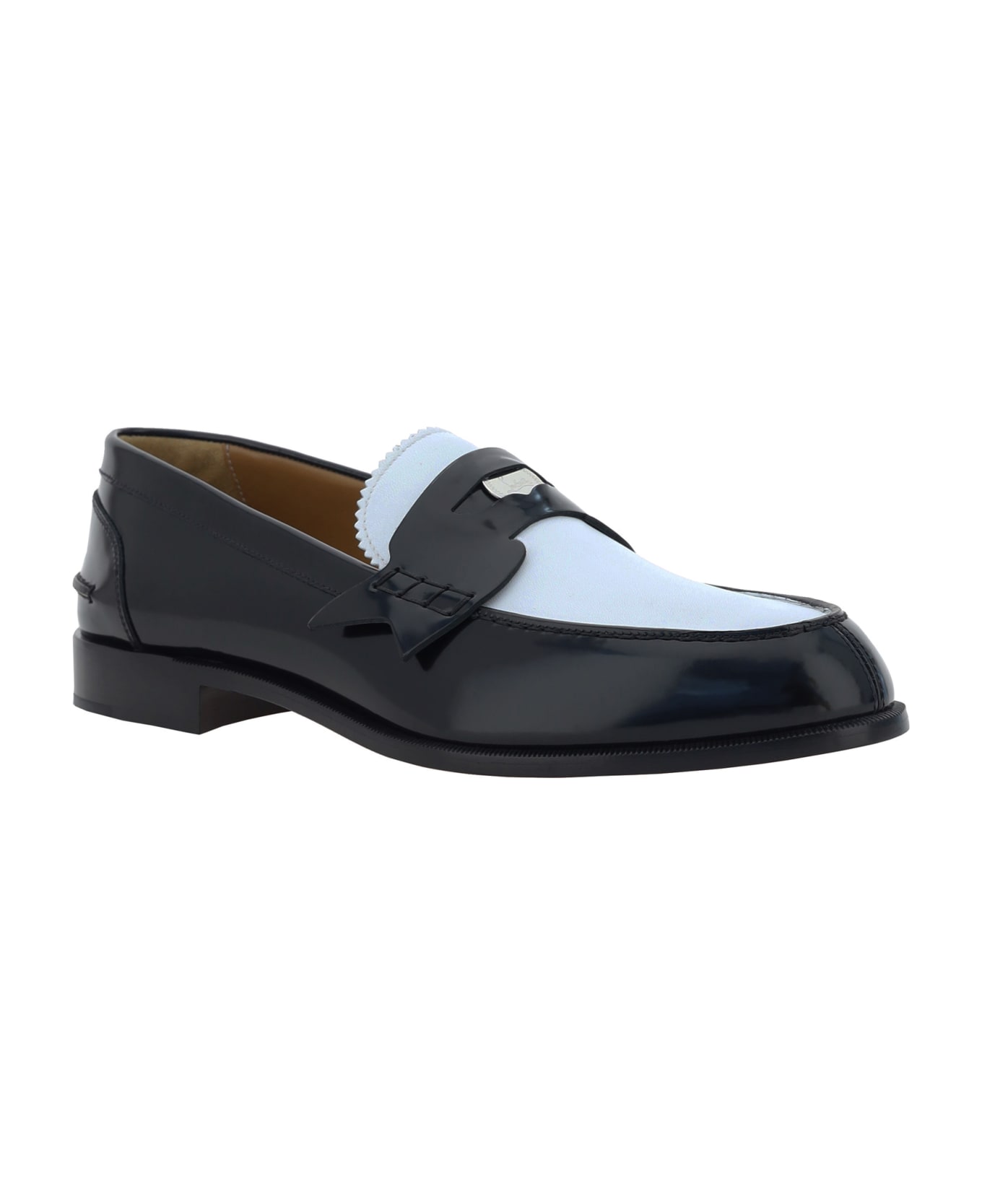 Christian Louboutin Penny Loafers - Black/white