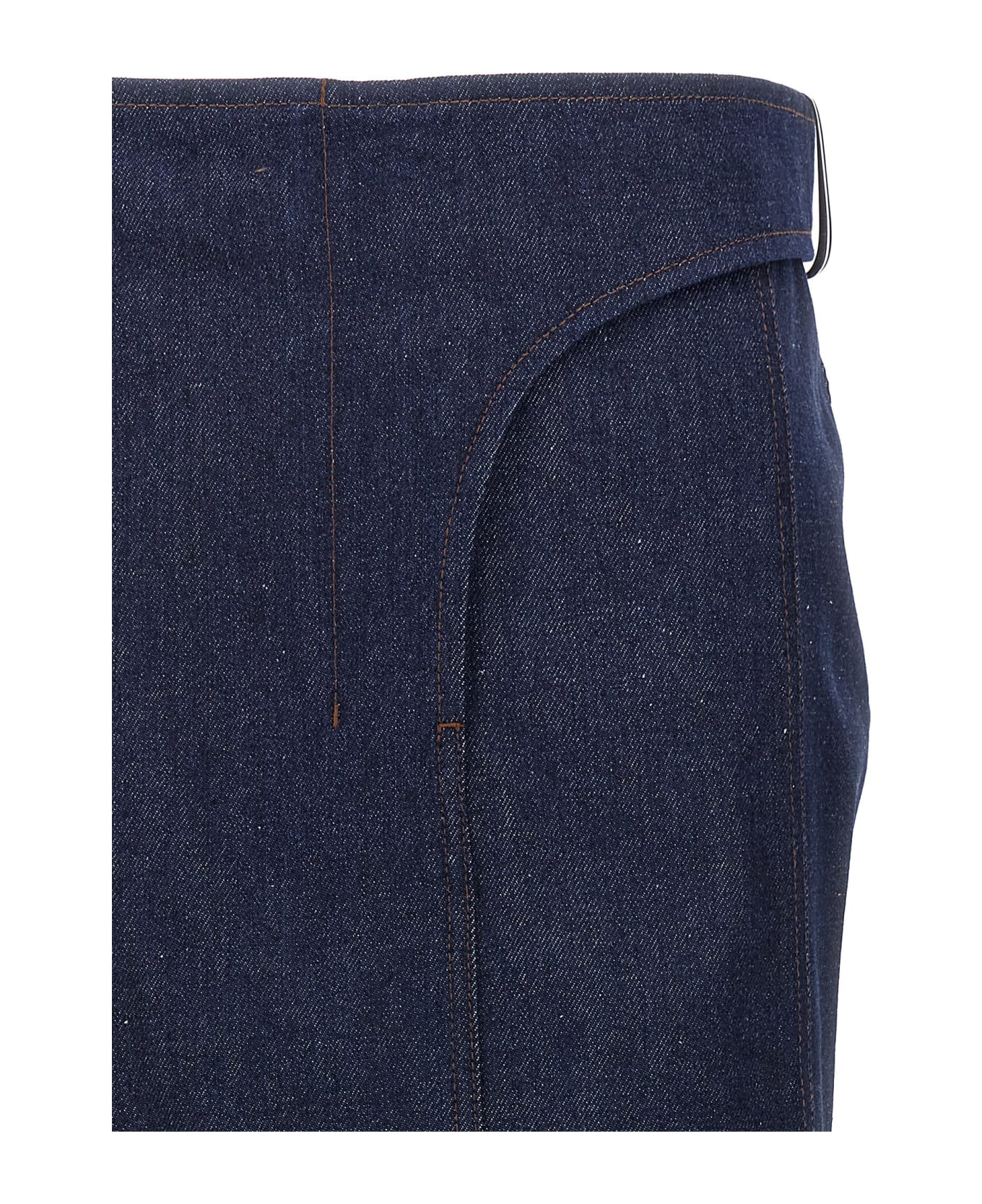 Jacquemus 'la Jupe De-nîmes Obra' Skirt - Blue