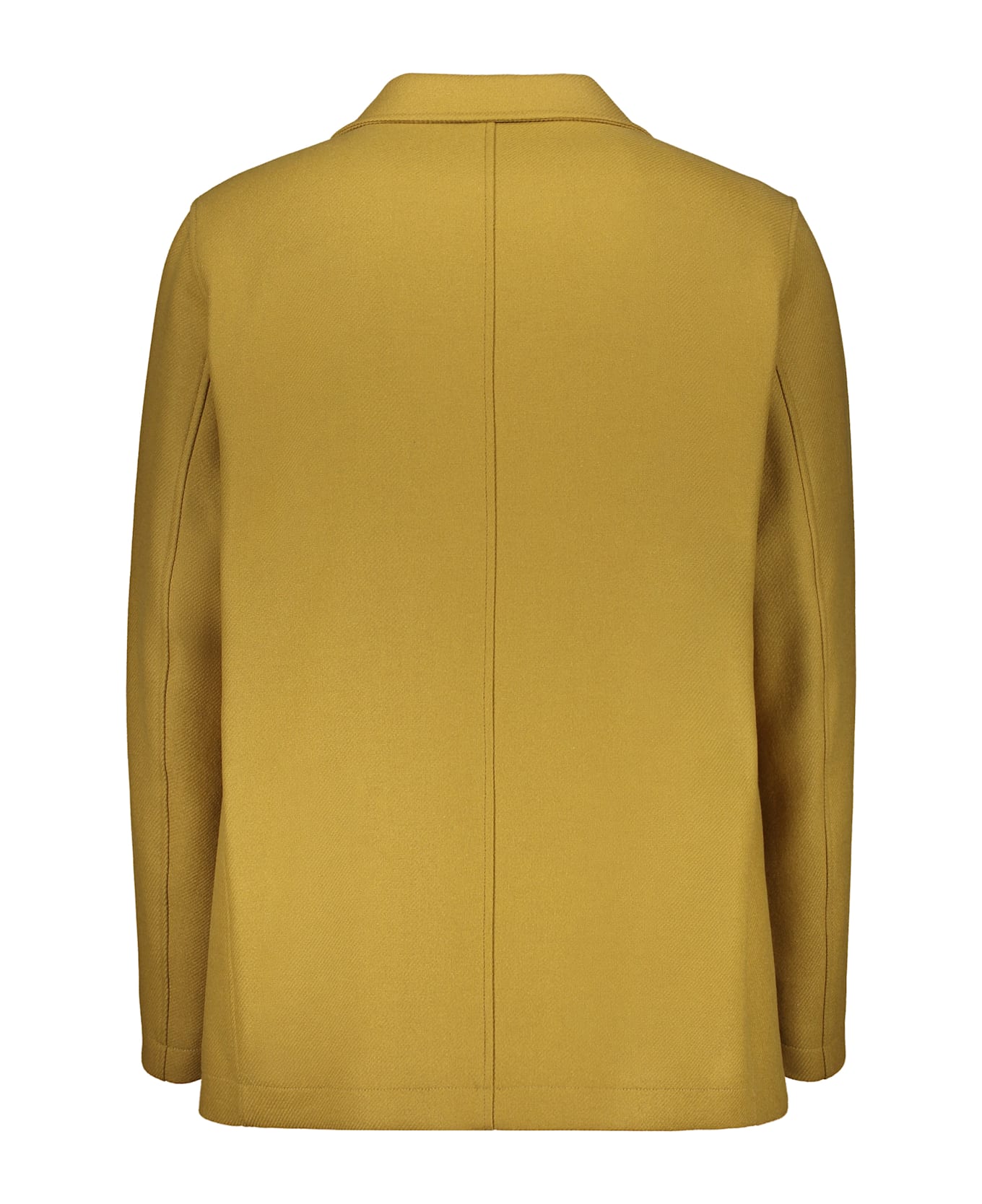 Herno Padded Wool-blend Coat - Mustard