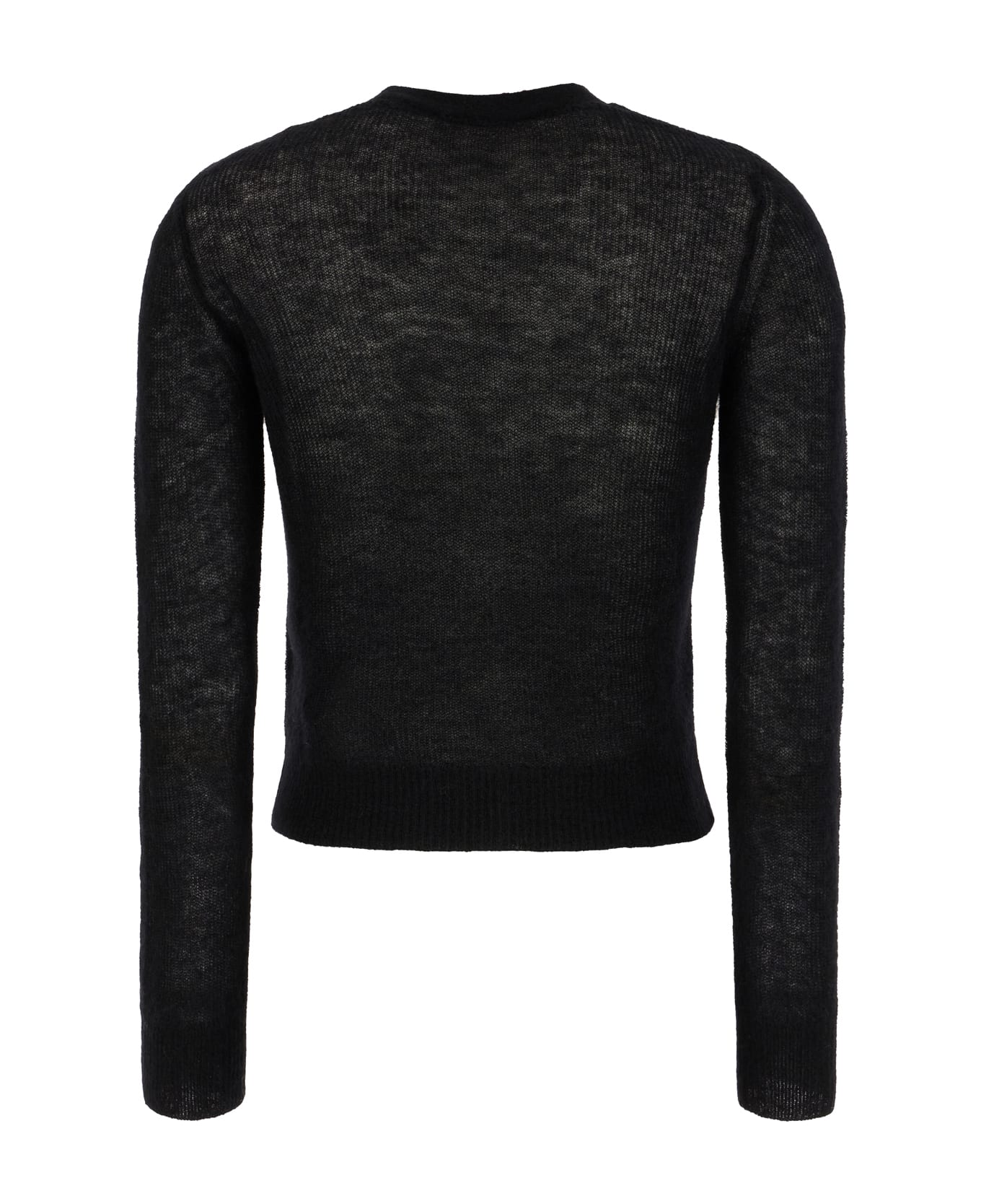 Max Mara Studio Black Nylon Blend Cardigan - Nero