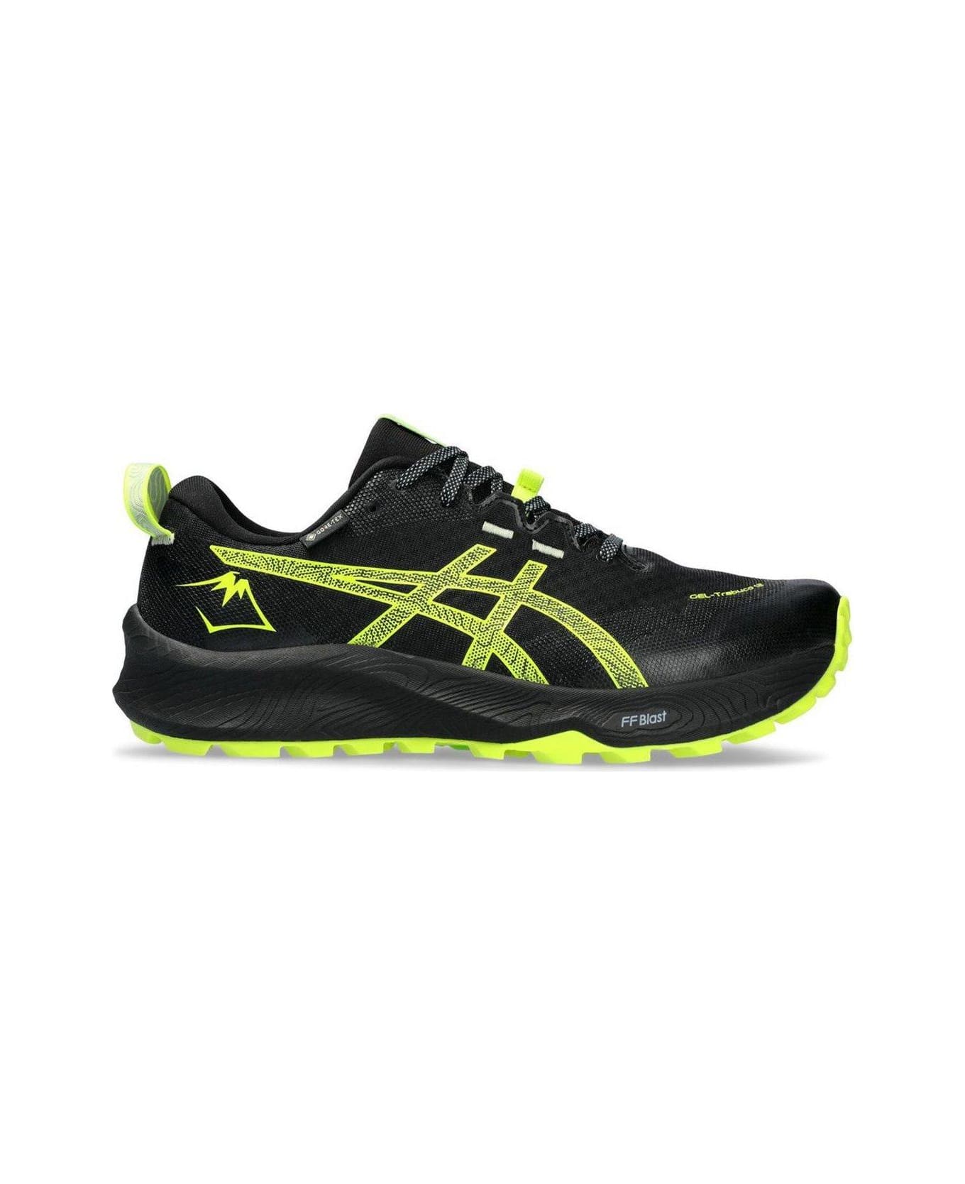 Asics Gel-trabuco 12 Gtx Lace-up Sneakers - Black/safety Yellow