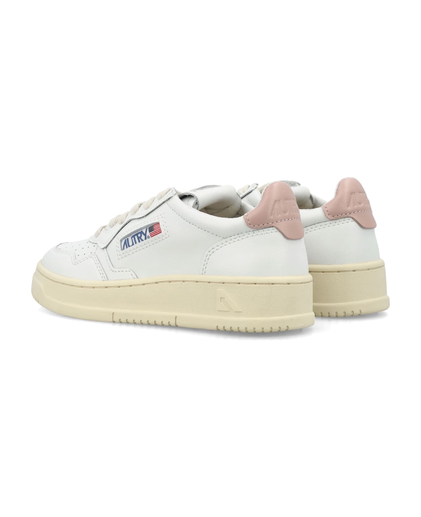Autry Medalist Low Sneakers - WHITE PINK