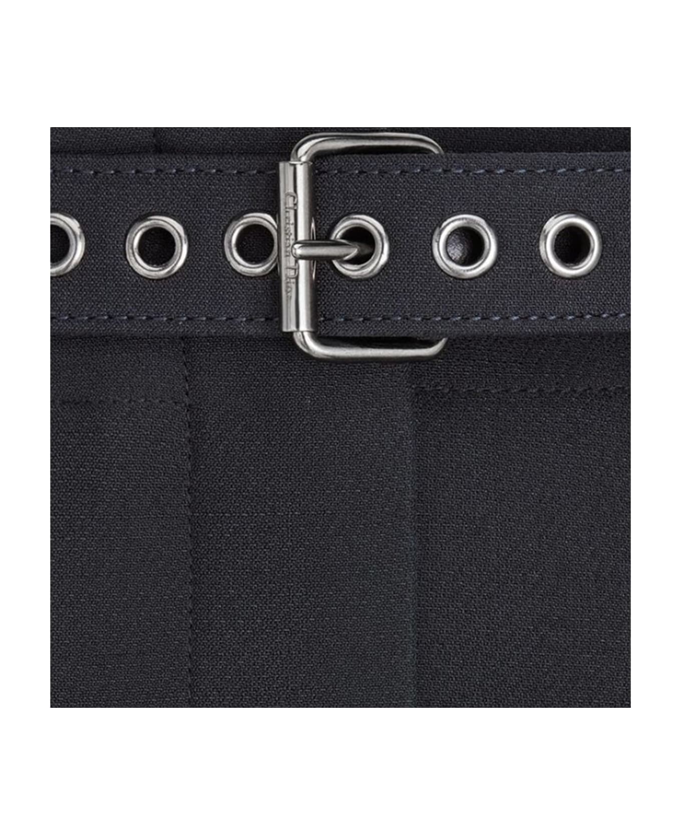 Dior Wool And Silk Pants - Black