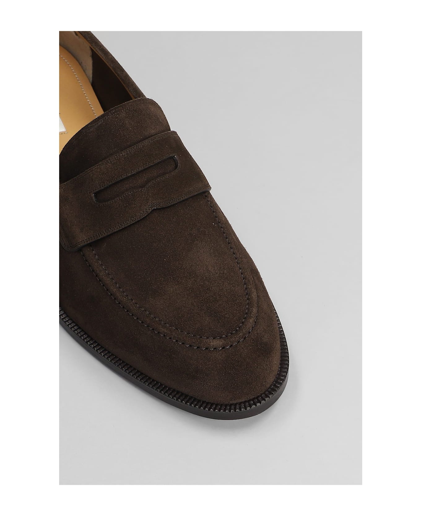 Bally Charney U Loafers In Brown Suede - brown