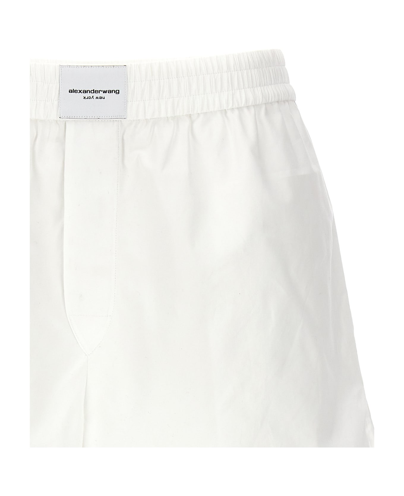 T by Alexander Wang 'classic Boxer' Shorts - White