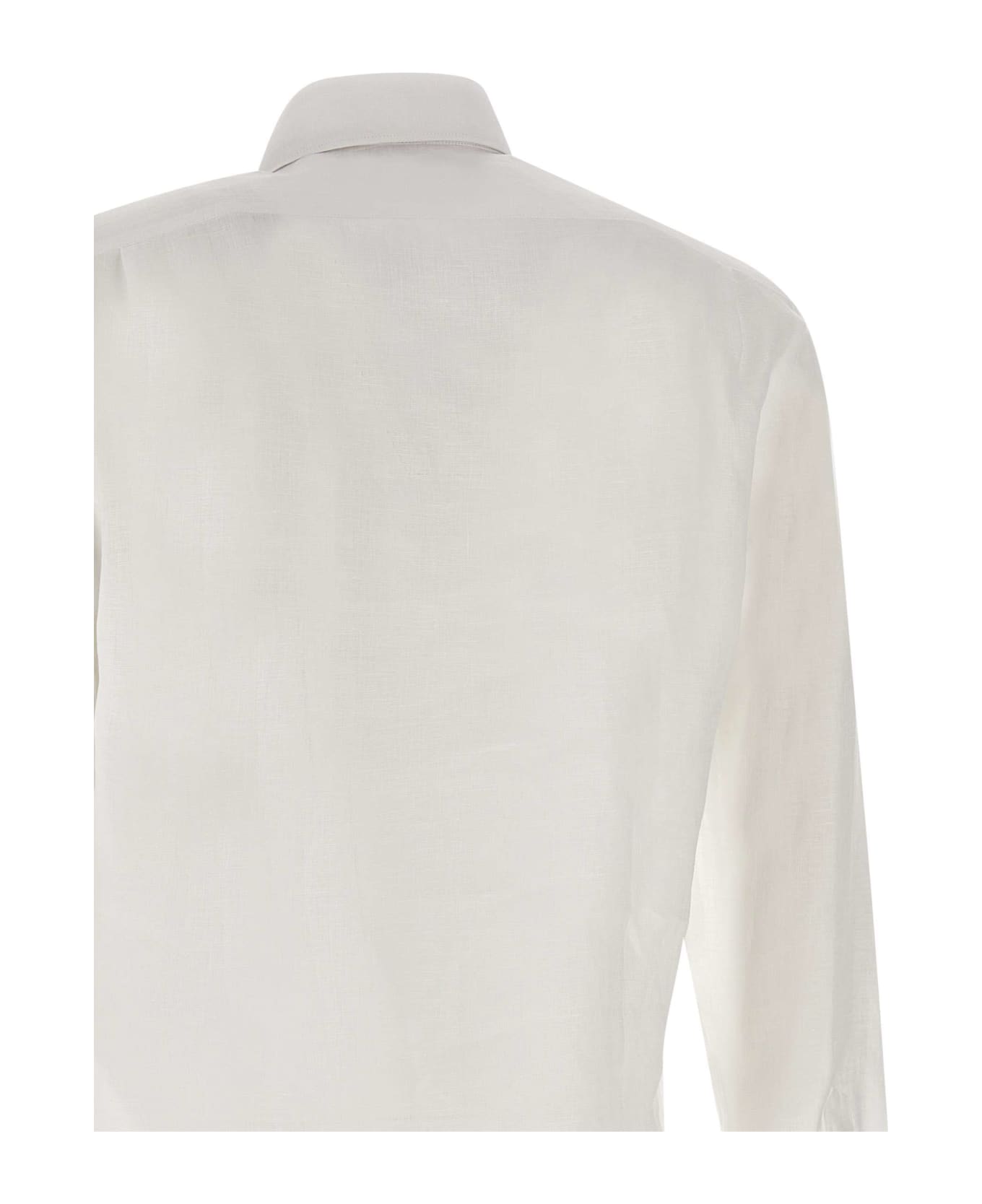 Paul Smith Linen Shirt - WHITE
