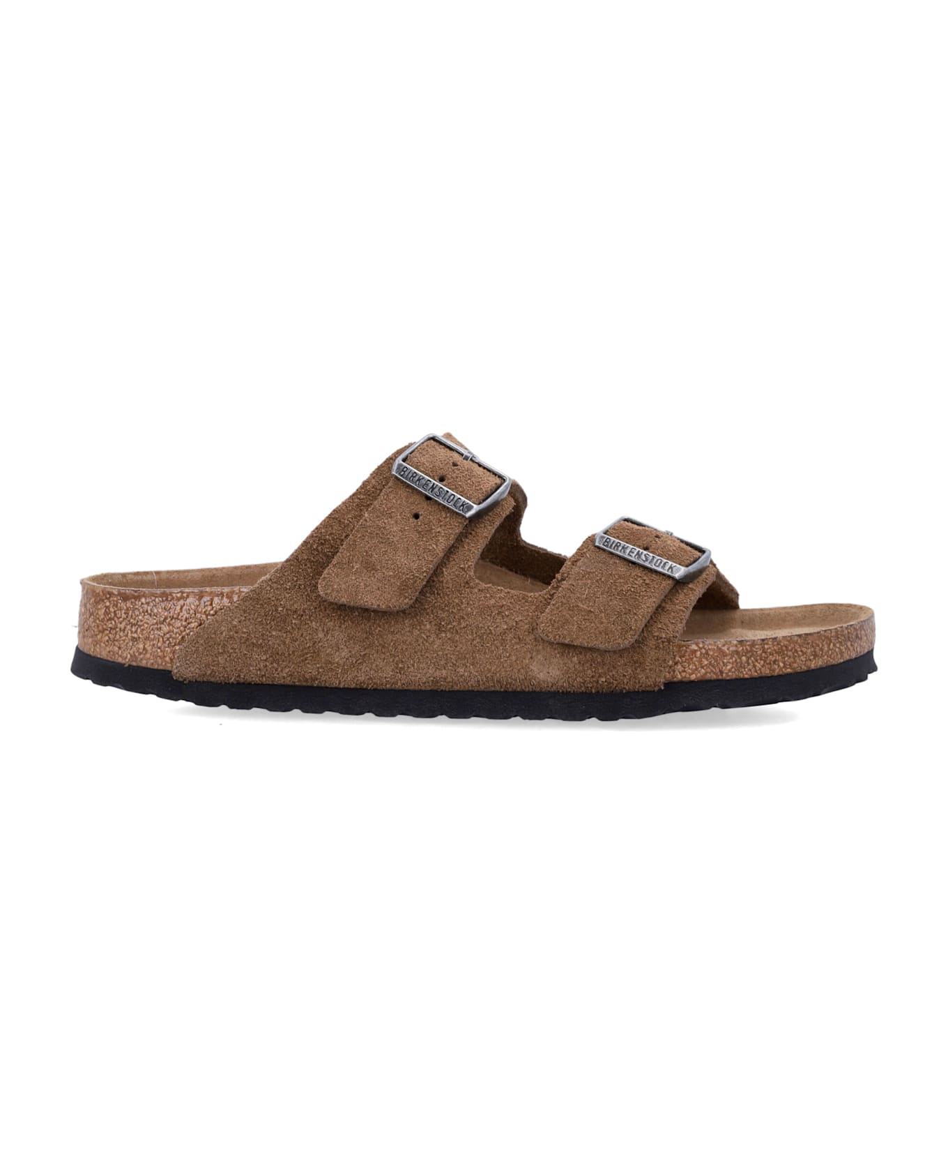 Birkenstock Arizona Suede Sandals - DARK TEA