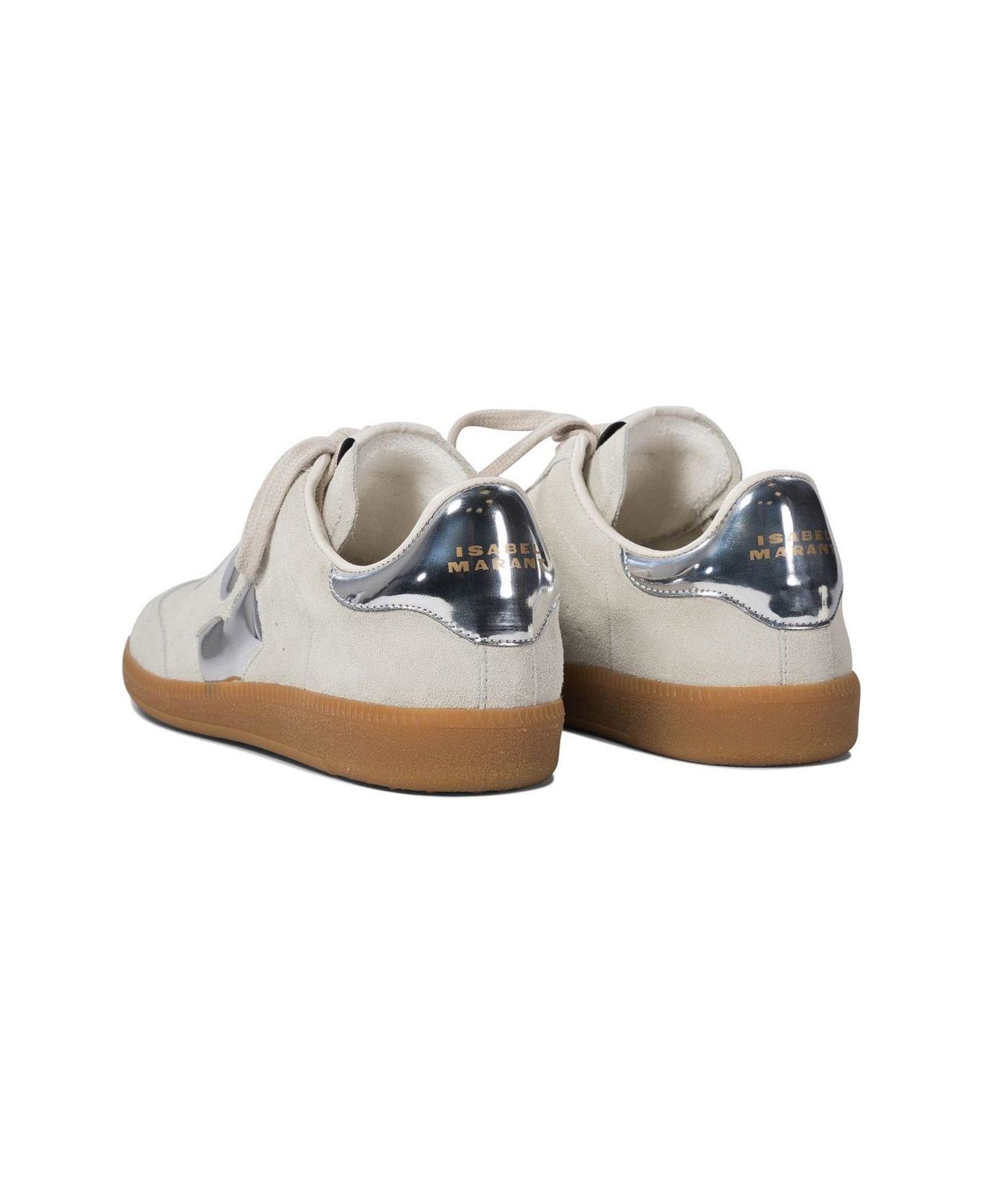 Isabel Marant Logo Printed Low-top Sneakers - WHITE