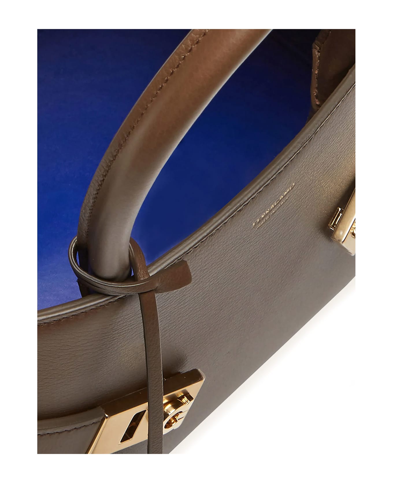 Ferragamo Hug Mini Leather Crossbody Bag - CLAY