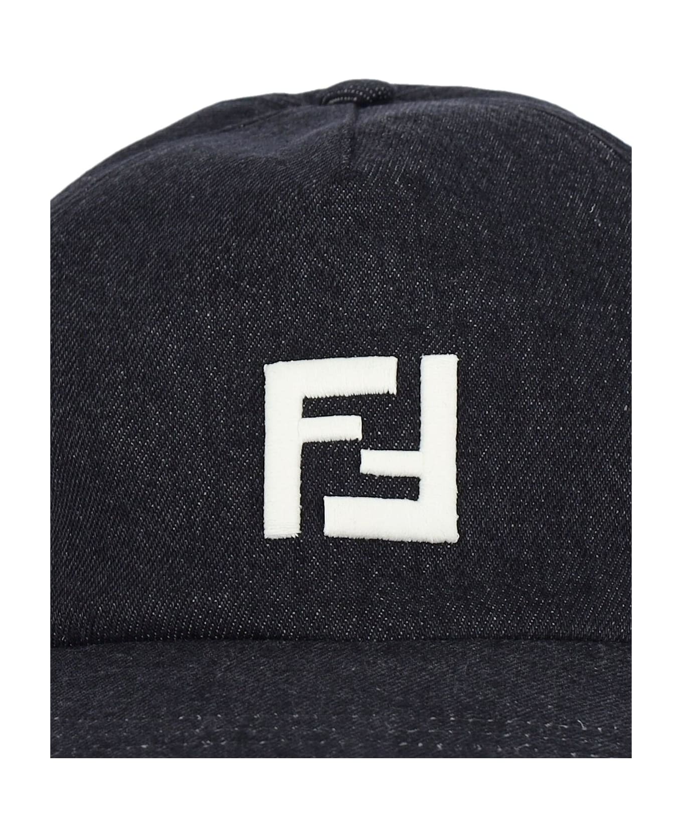 Fendi Logo Baseball Cap - BLACK