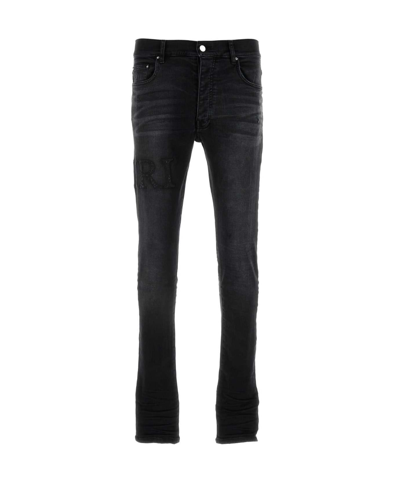 AMIRI Black Denim Jeans - VINTAGEBLACK