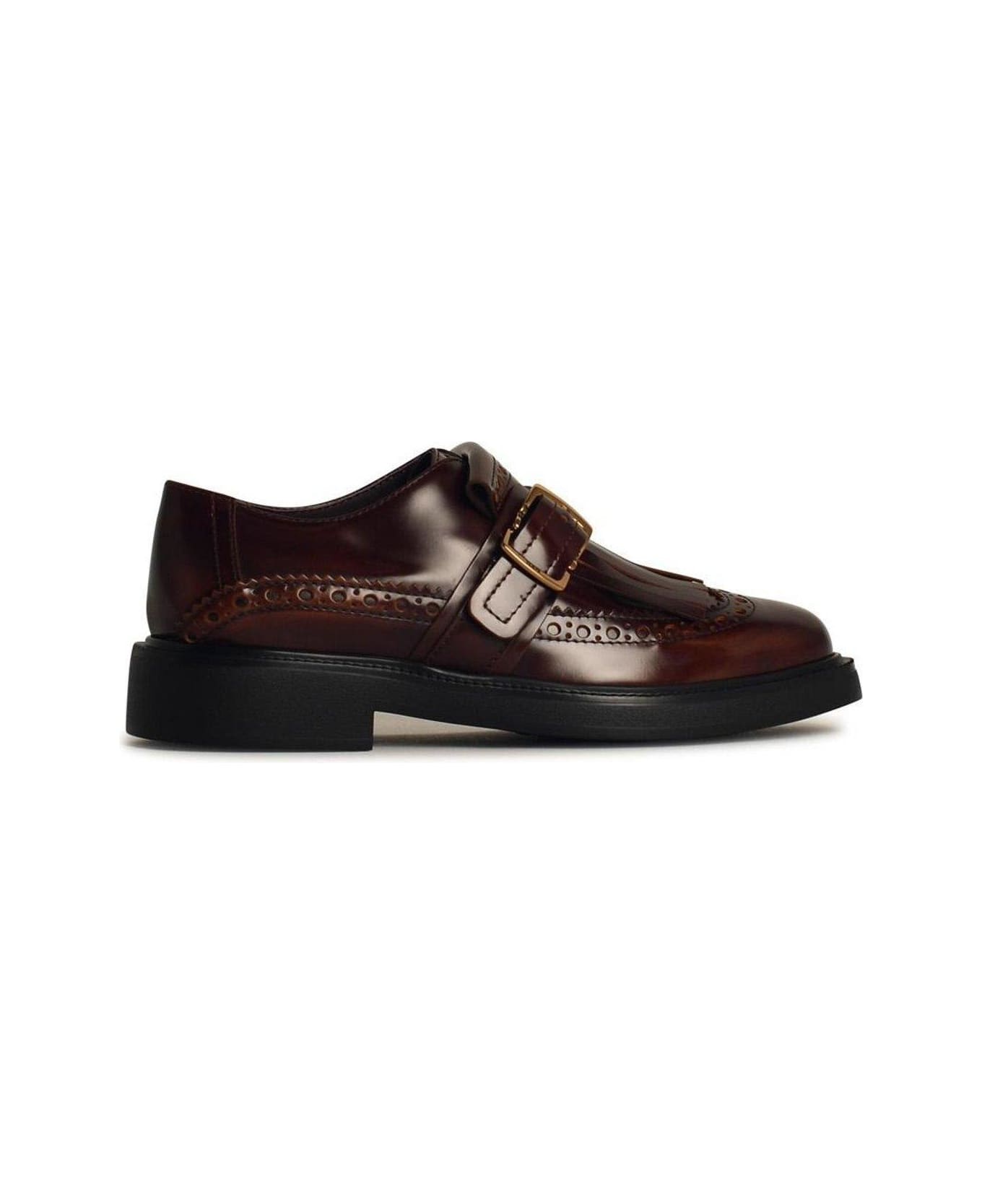 Tod's Fringe-detail Perforated Loafers - Leather