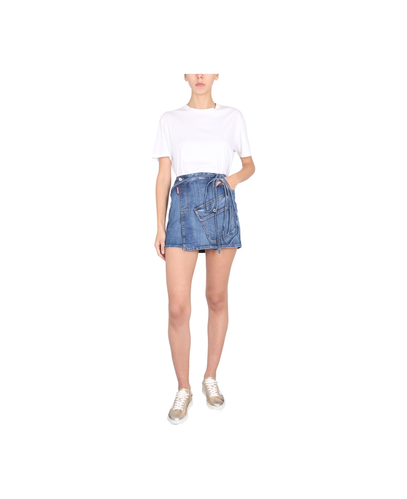 Dsquared2 Skirt With Pocket - BLUE