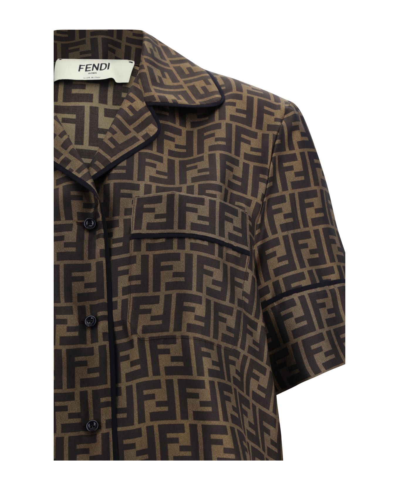 Fendi Ff Pajama Set - Brown