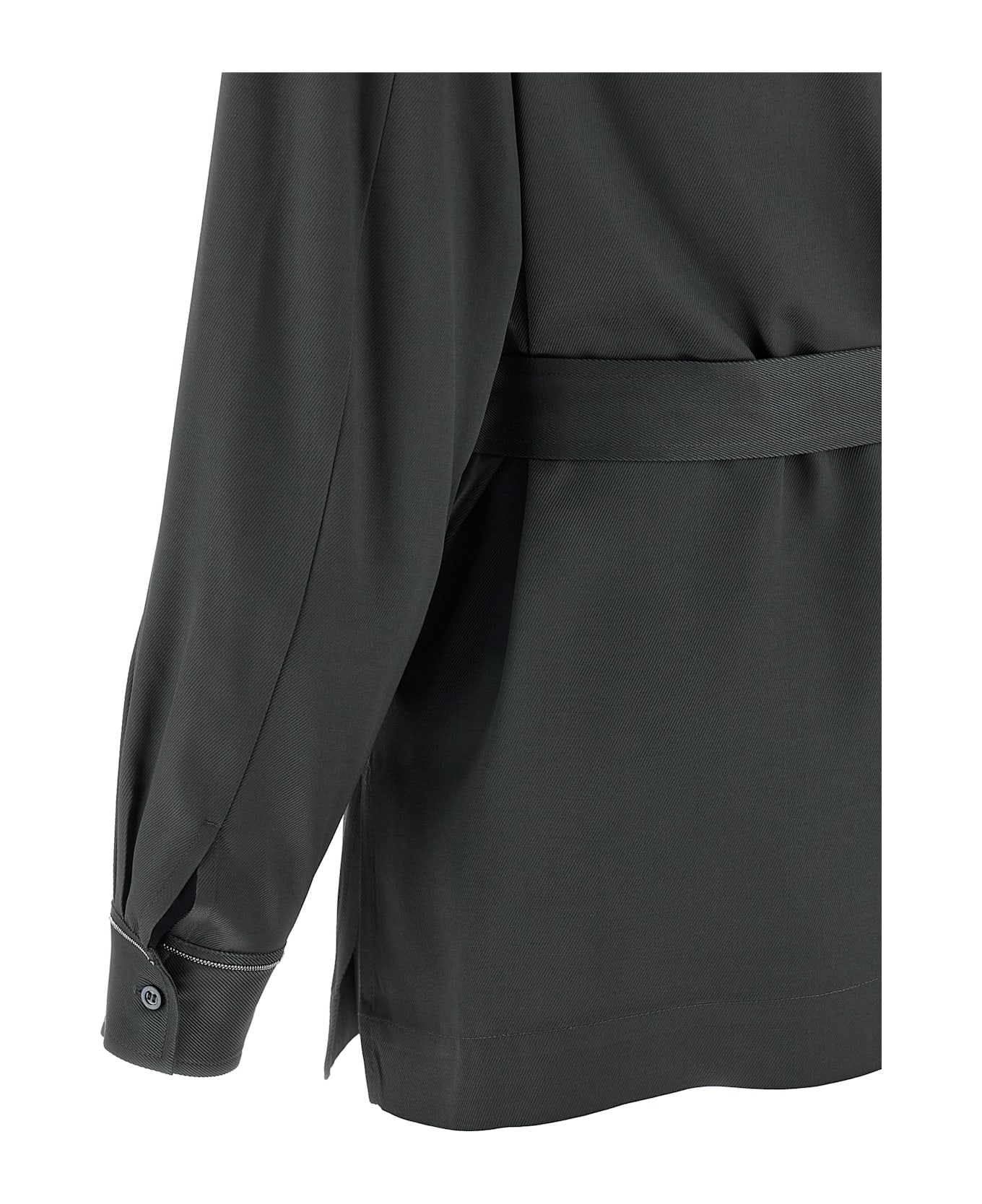 Peserico Twill Shirt - Gray