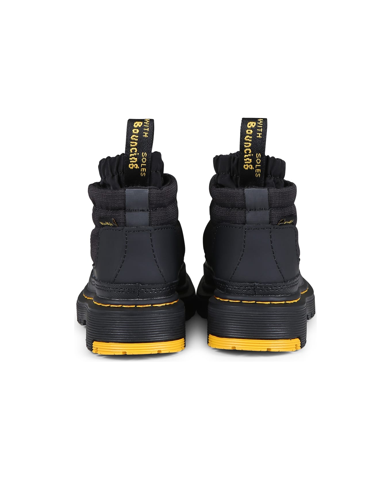 Dr. Martens Black Boots For Kids - Black