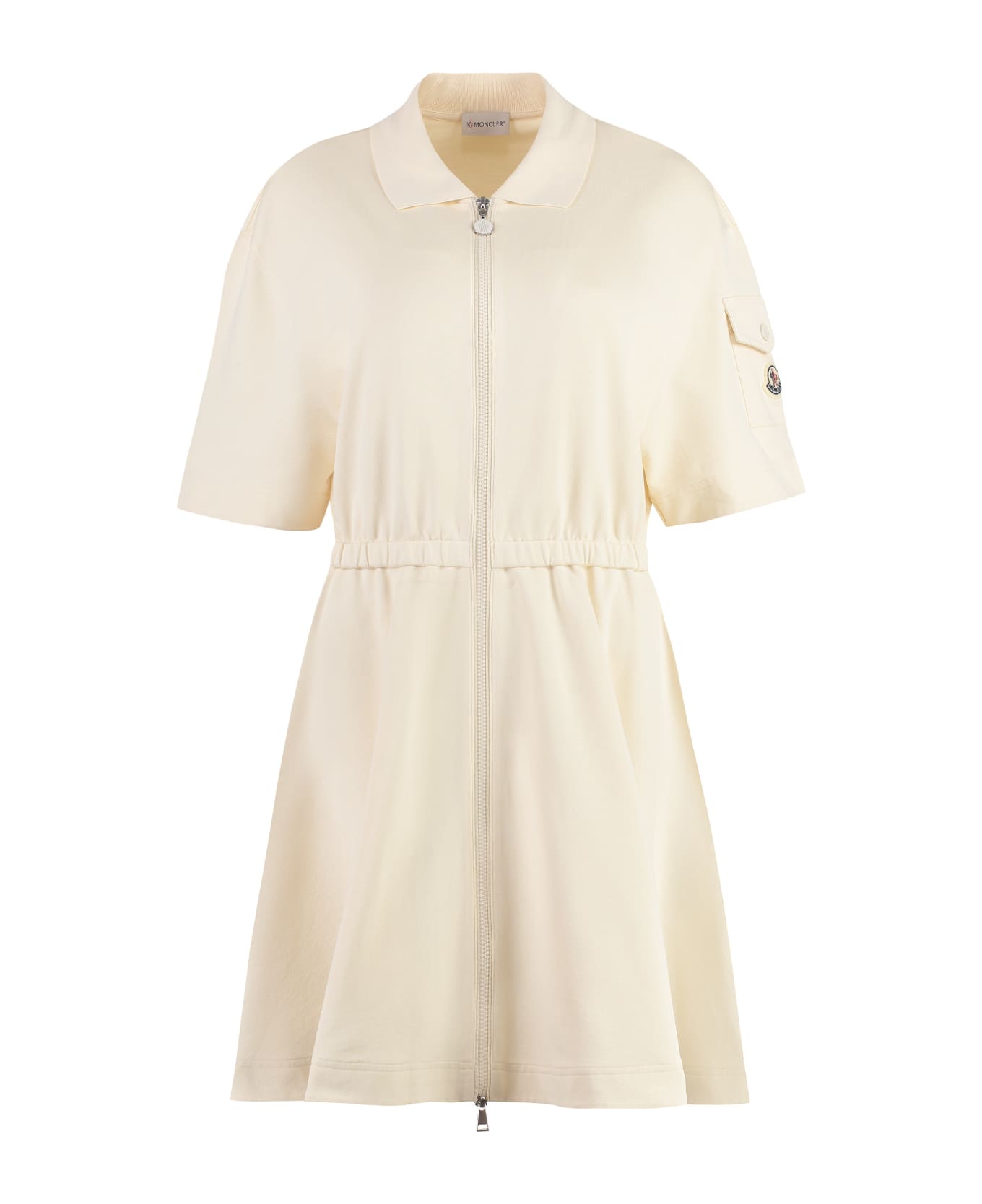 Moncler Cotton Mini-dress - Ivory