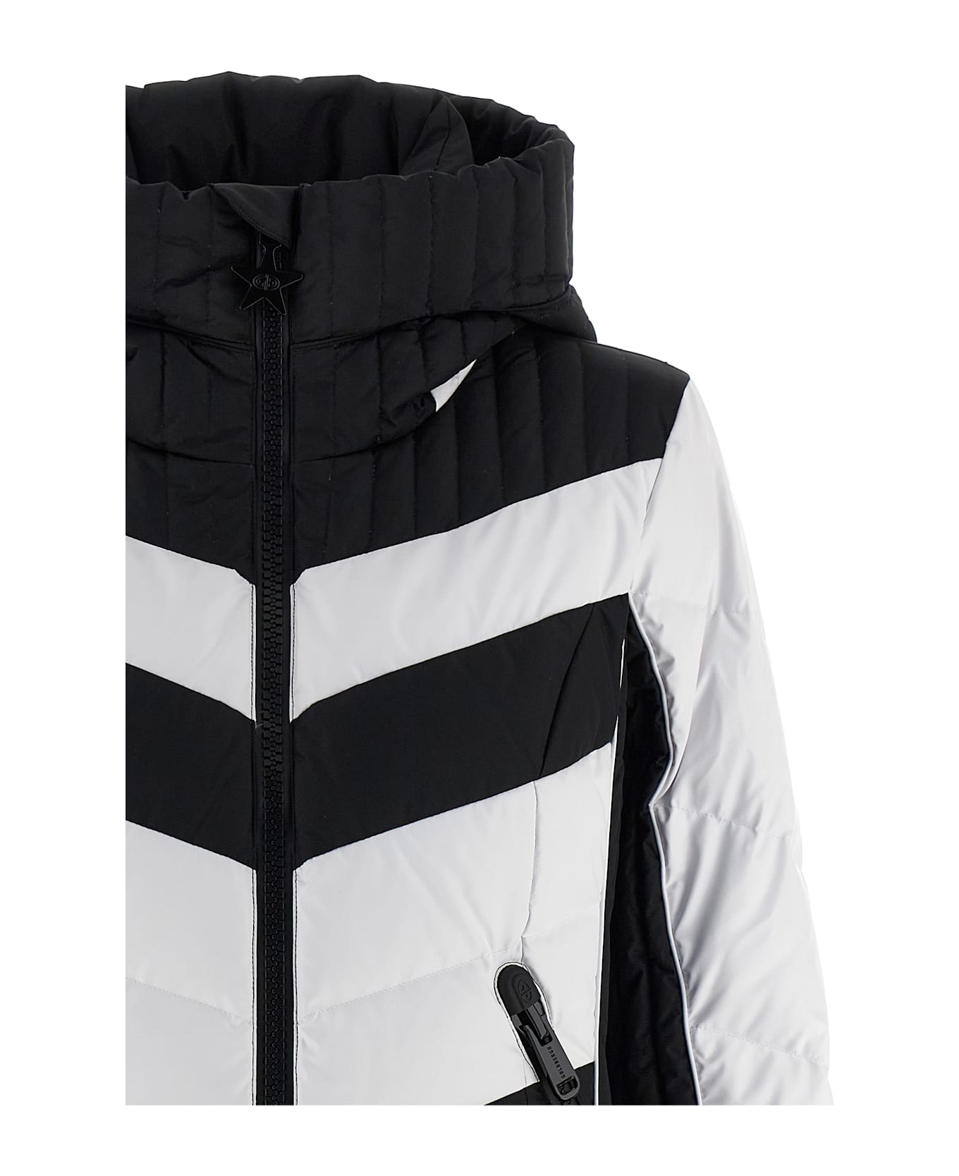 Goldbergh 'valanga' Down Jacket - White/Black