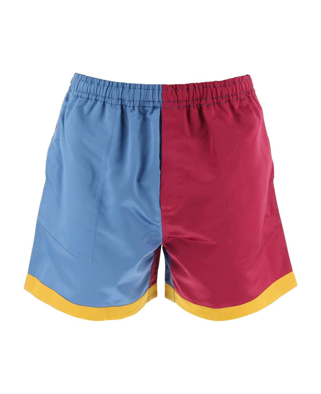 Bode Champ Color-block Shorts - MULTI (Purple)