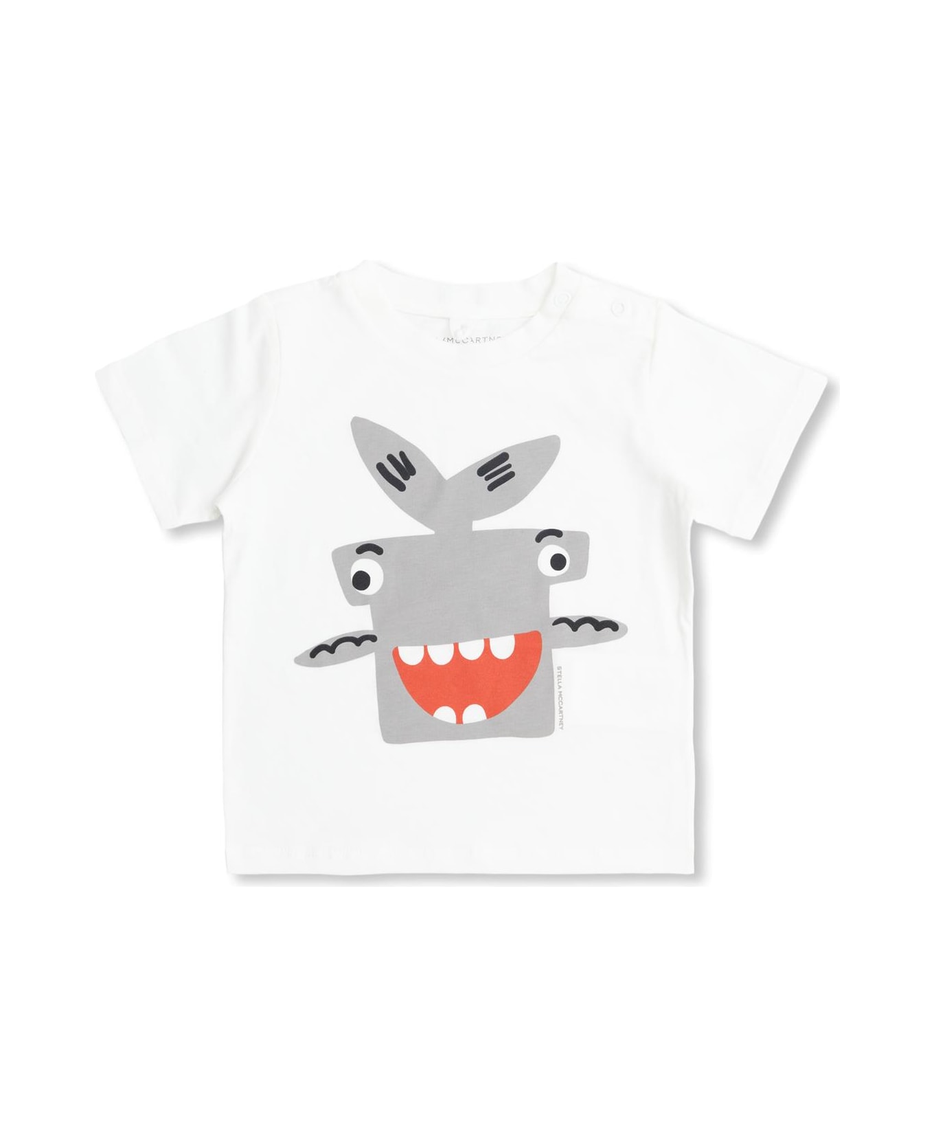Stella McCartney Kids Printed T-shirt - Avorio Tシャツ＆ポロシャツ