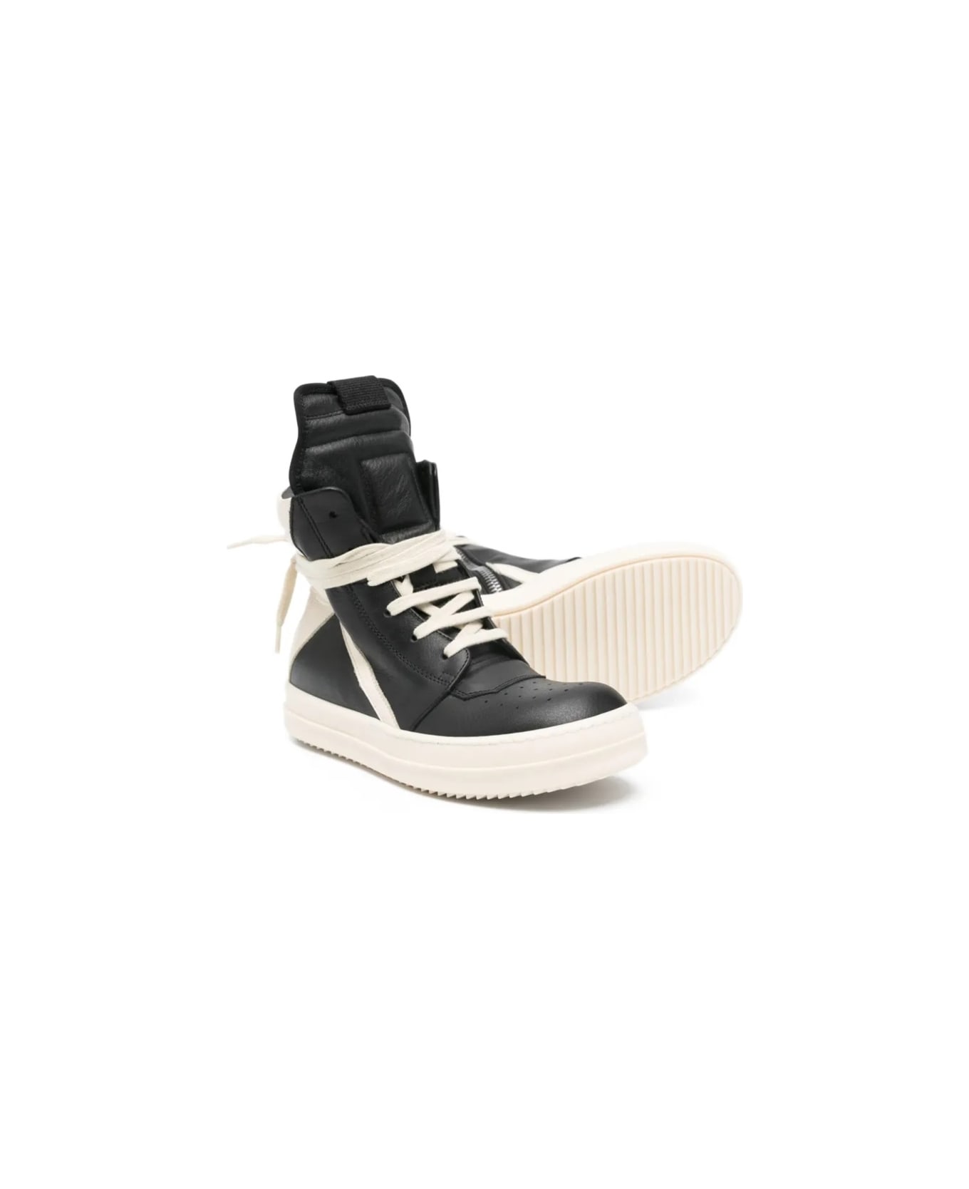 Rick Owens Leather Shoes - BLACK
