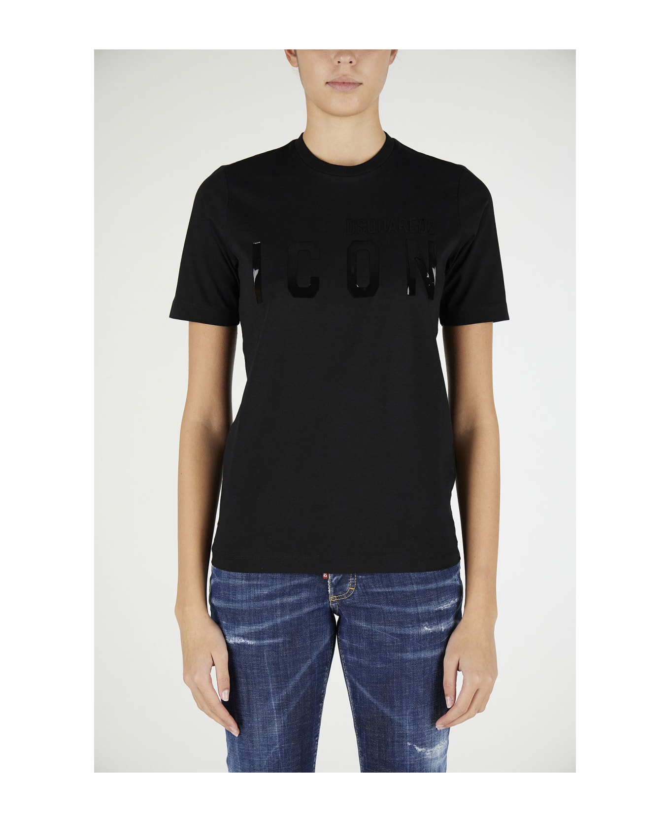 Dsquared2 T-shirts - Black-shiny black
