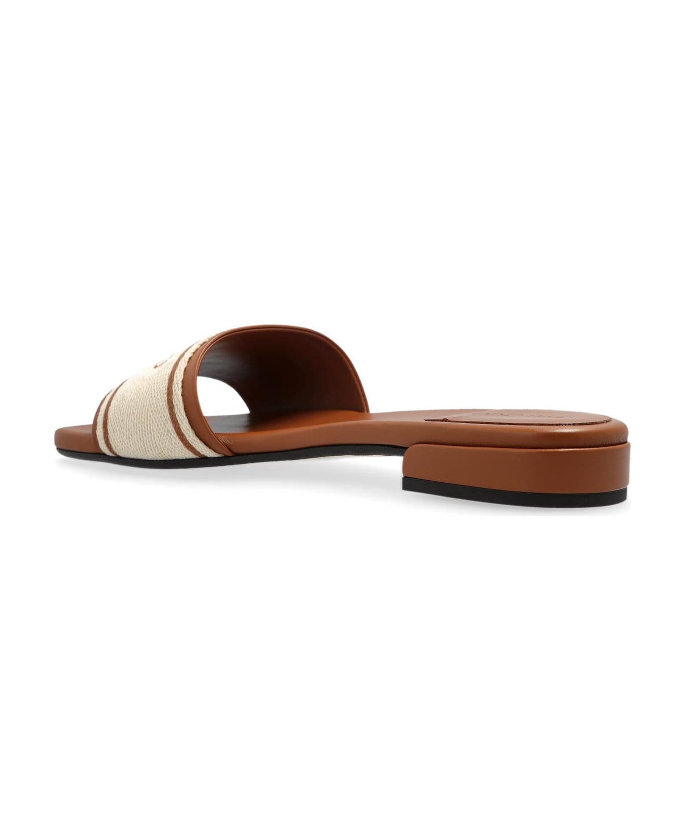 Jimmy Choo 'joa' Slides - Leather Brown