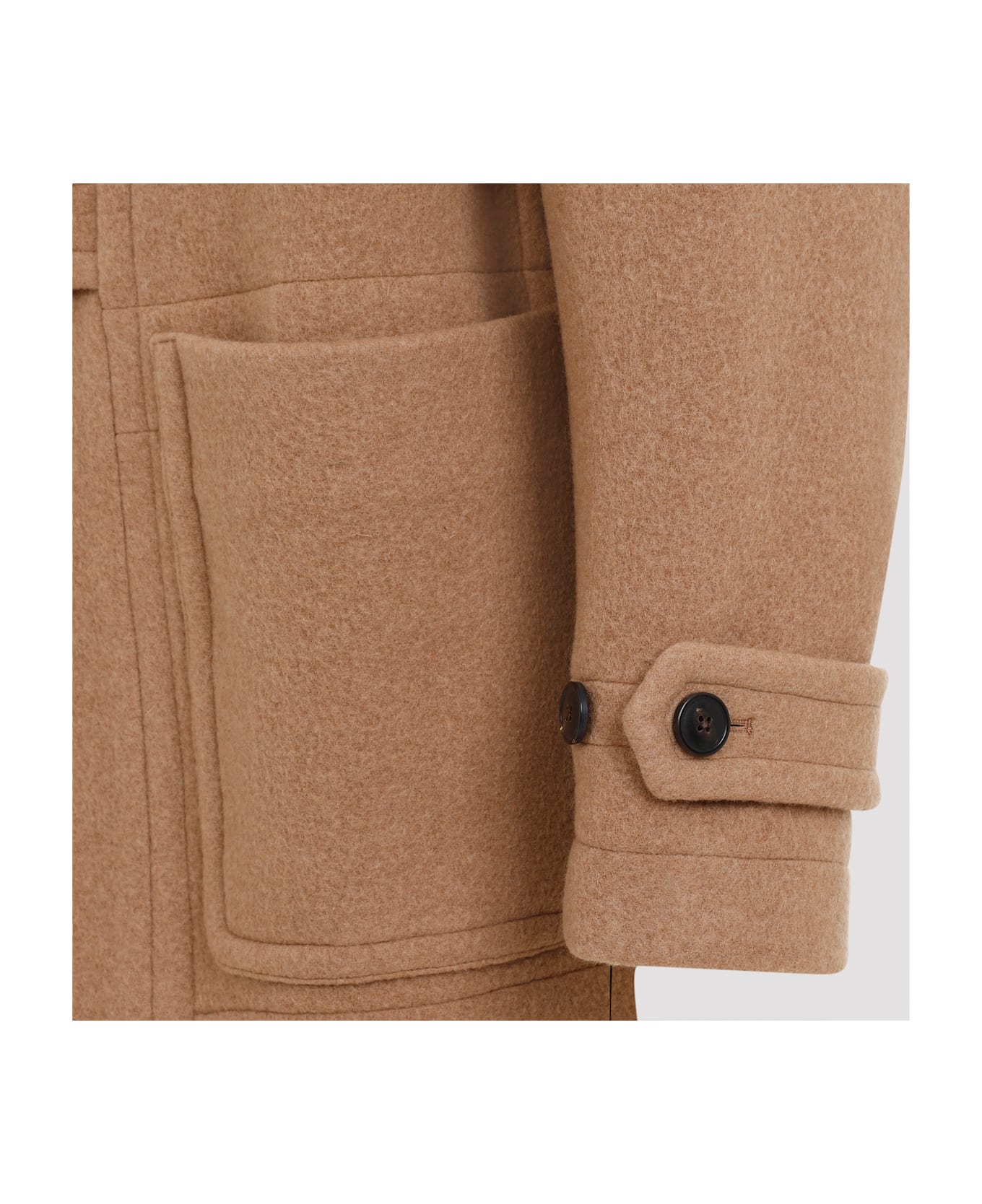 Dries Van Noten Ranner Coat - Camel