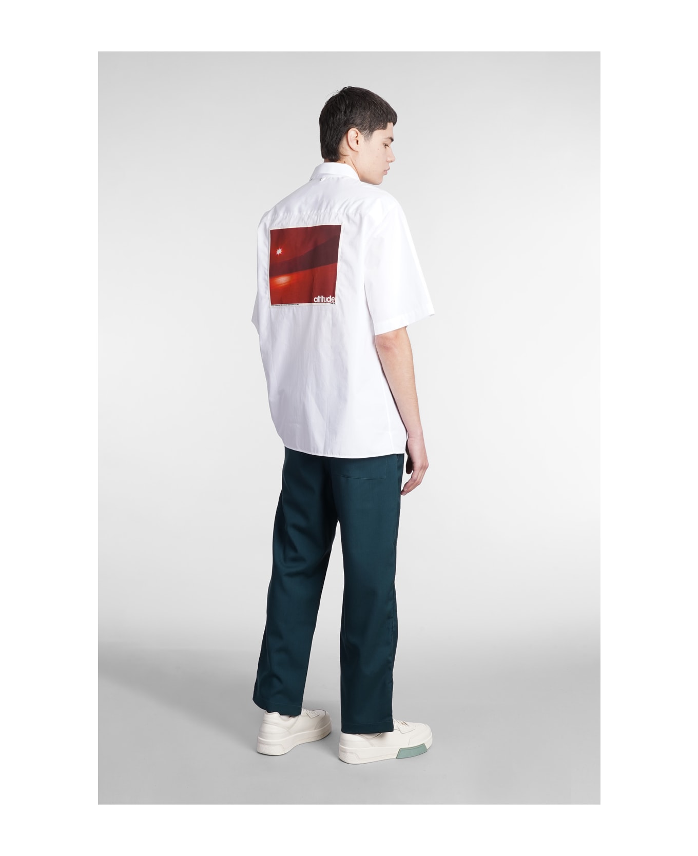OAMC Studio Shirt In White Cotton - white