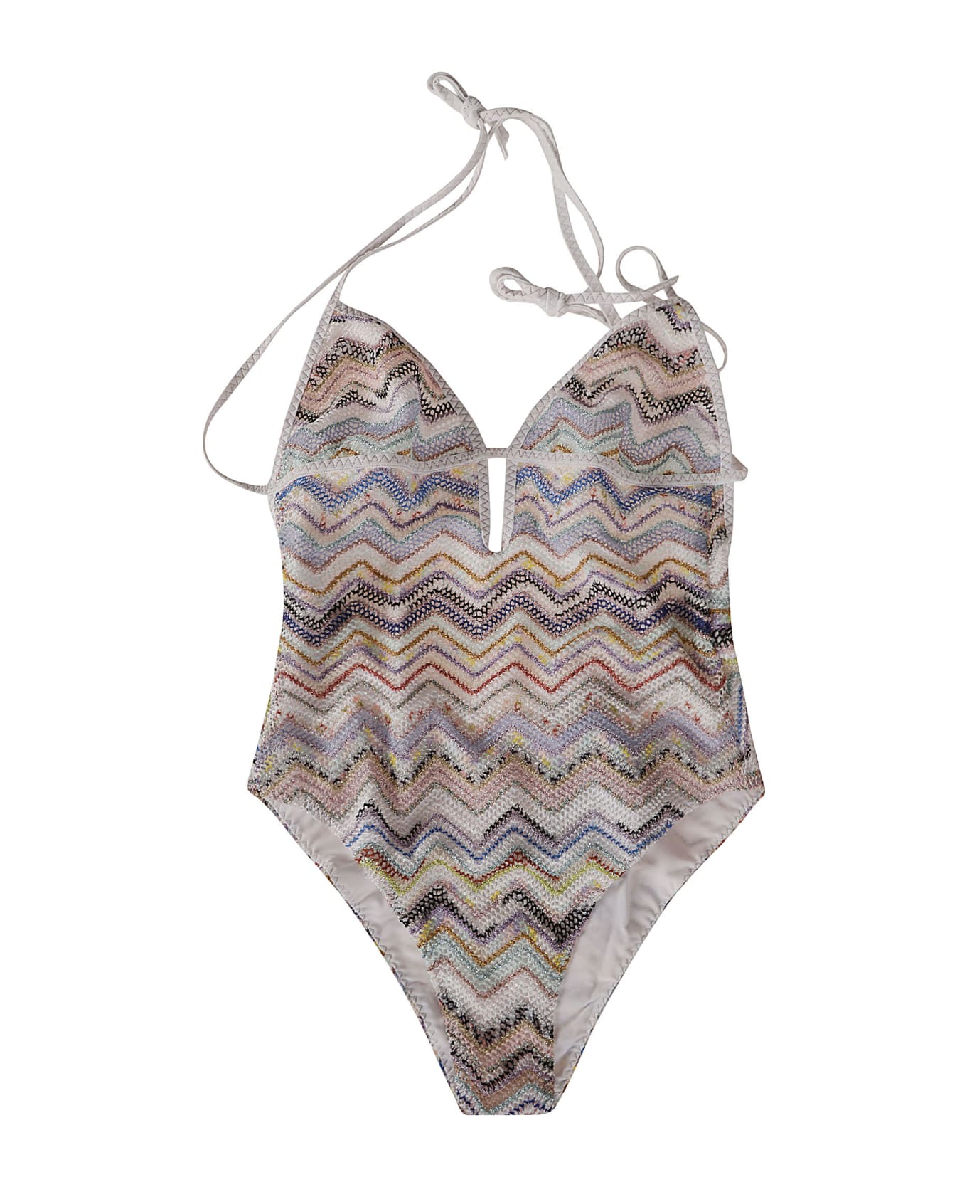 Missoni Zig-zag Patterned Swimsuit - Multicolor ワンピース