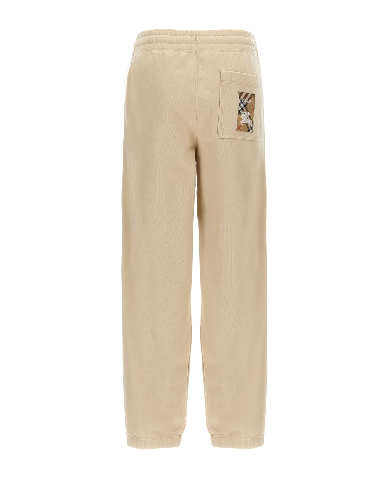 Burberry Logo Joggers - Beige