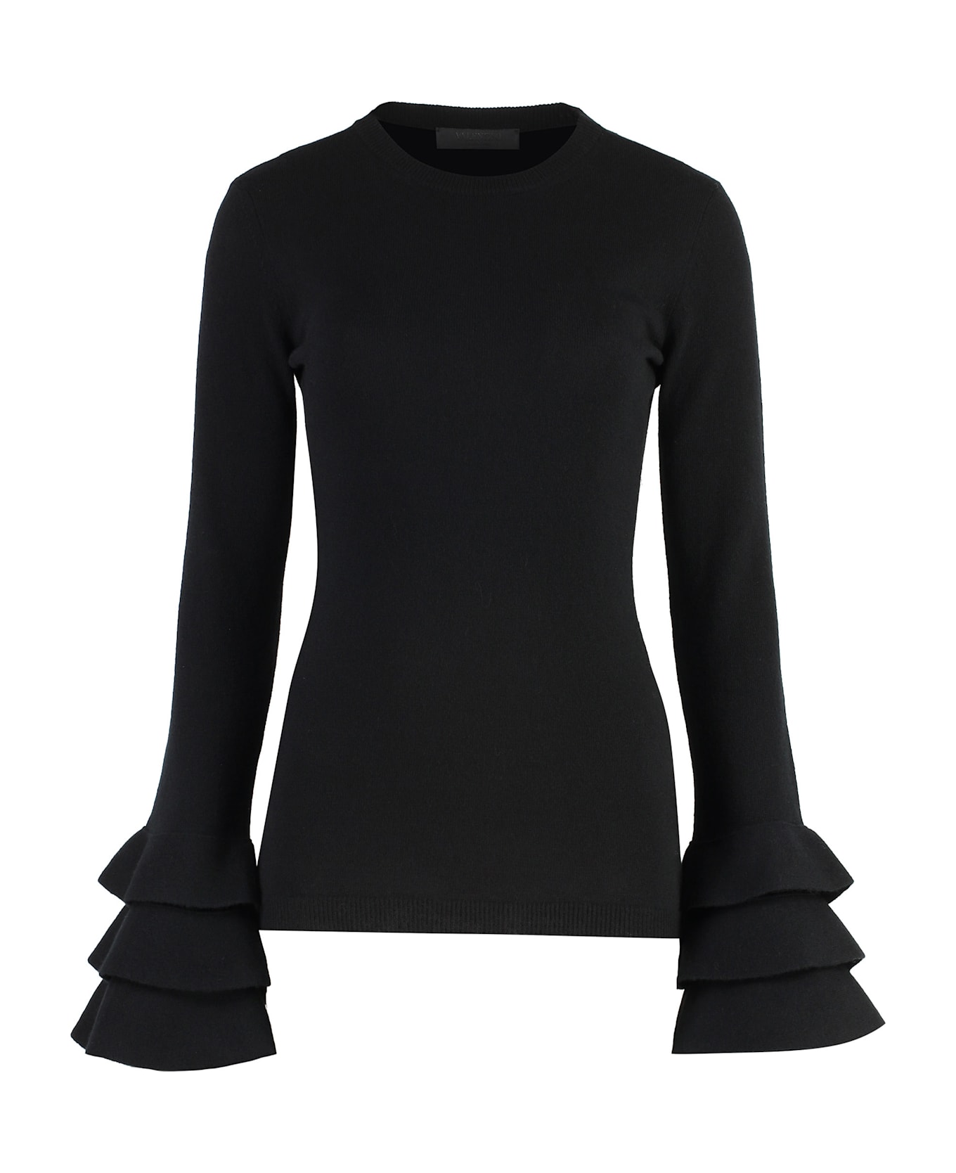 Valentino Le Noir - Virgin Wool Sweater - black