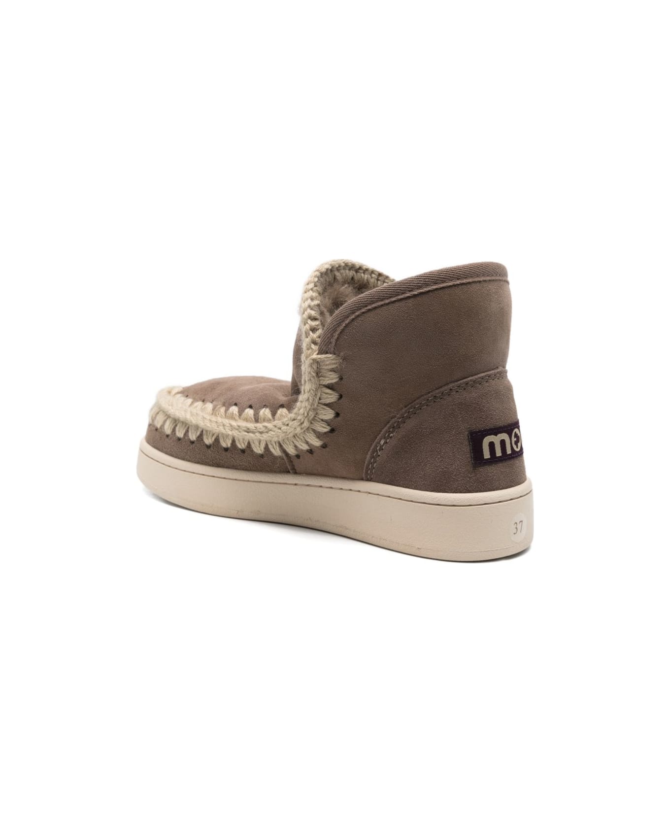 Mou New Suede Eskimo Sneakers. - Beige