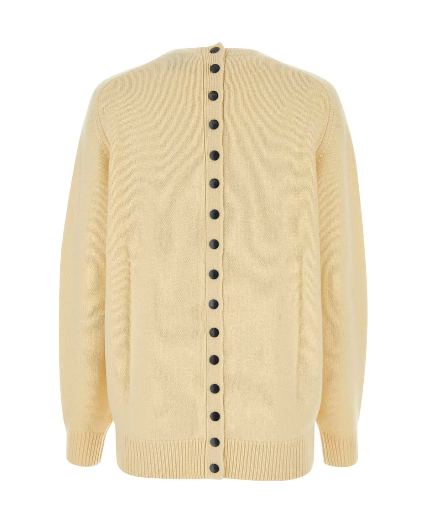 Isabel Marant Yellow Wool Blend Lison Oversize Sweater - POLLEN