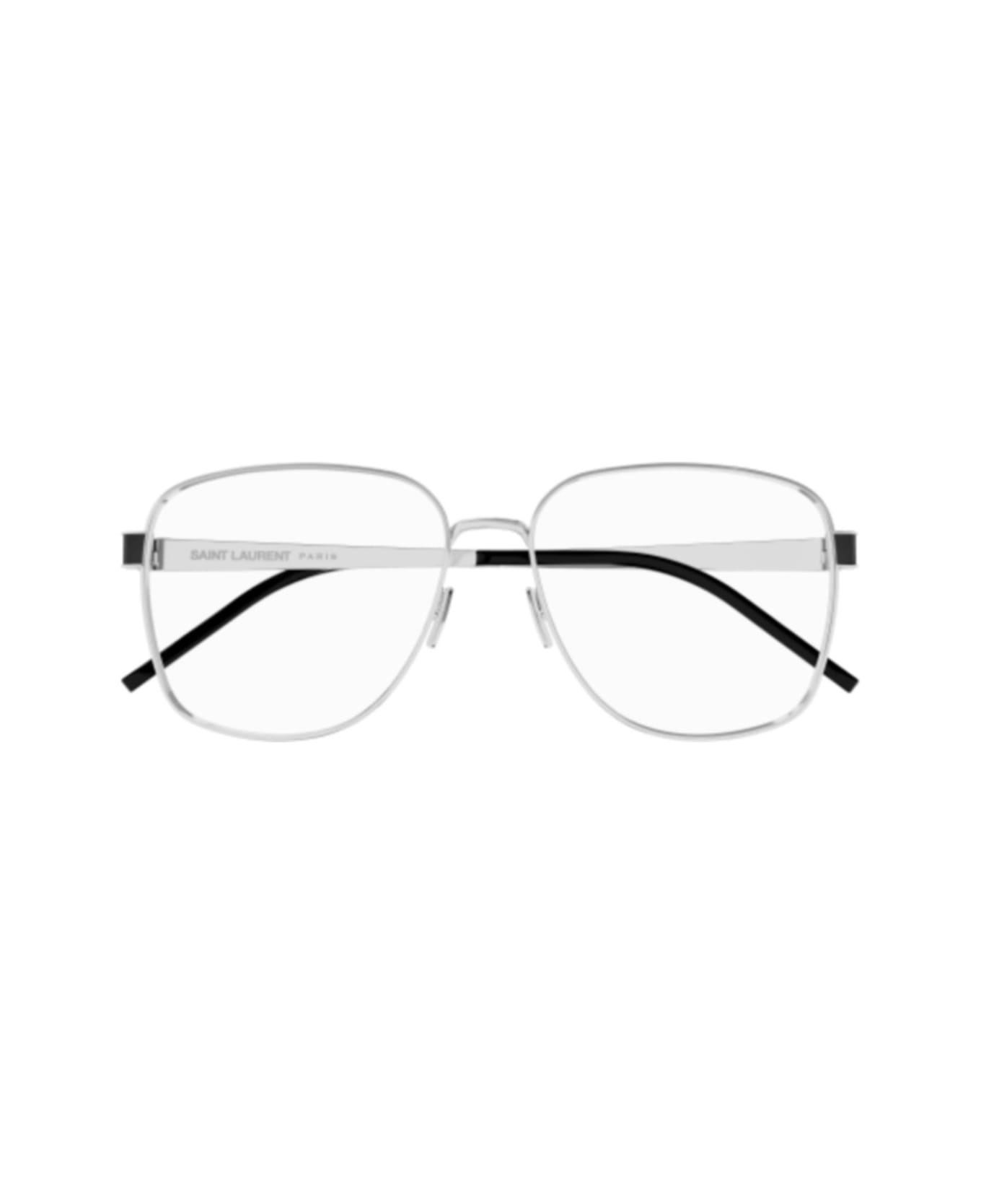 Saint Laurent Eyewear Sl M134002 Silver Silver Transpa - 002 silver silver transpa