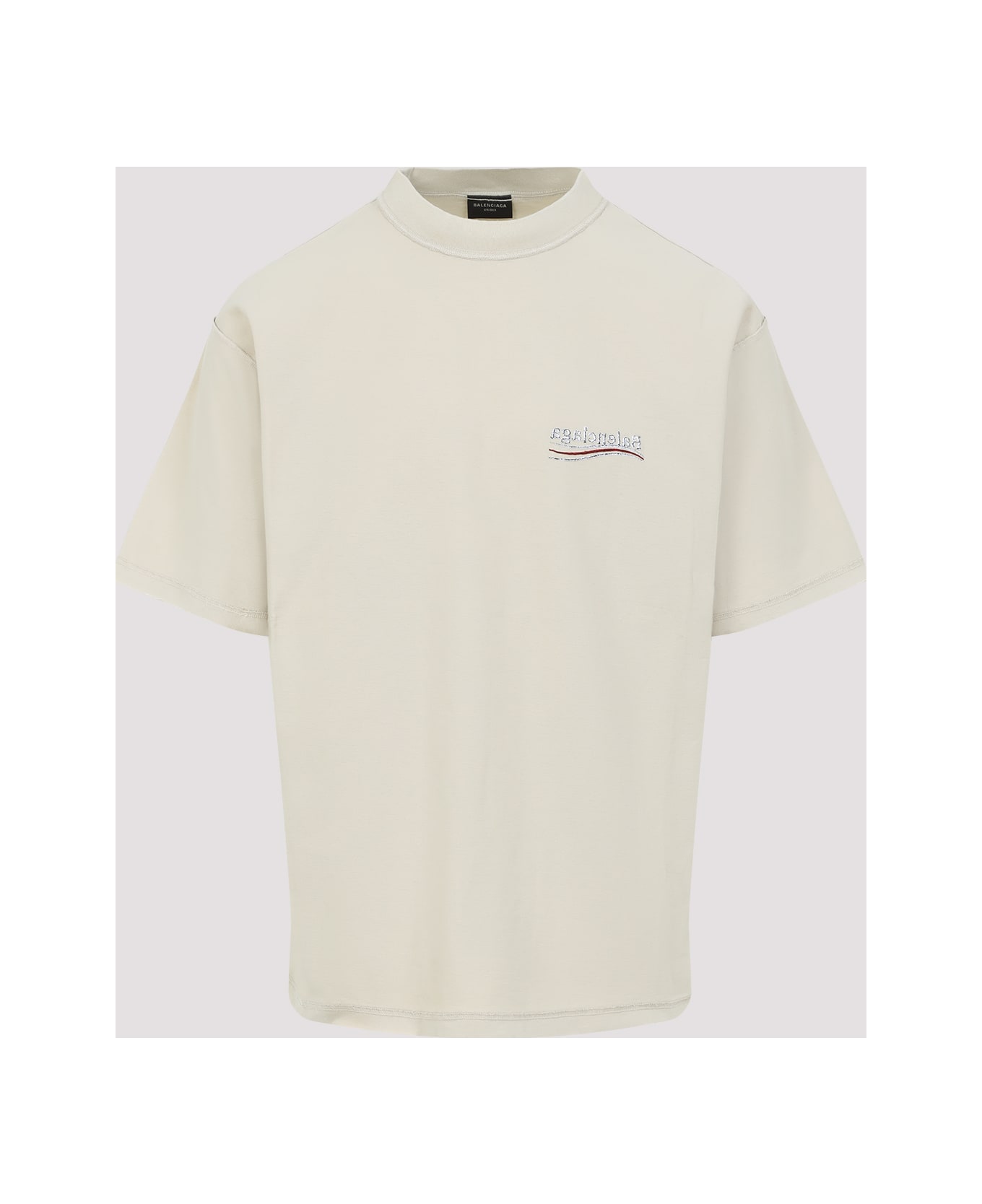 Balenciaga Inside Out Large Fit T-shirt - Beige White Red