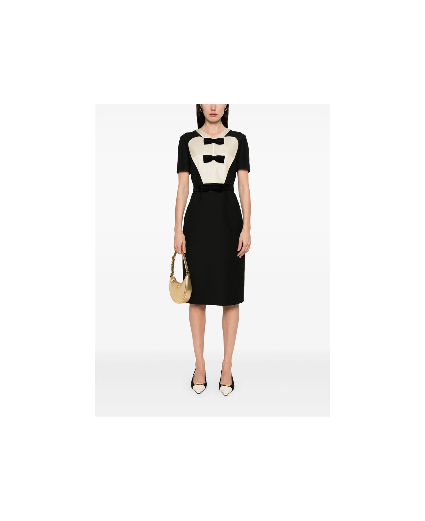 Valentino Dress - BLACK/NEUTRALS