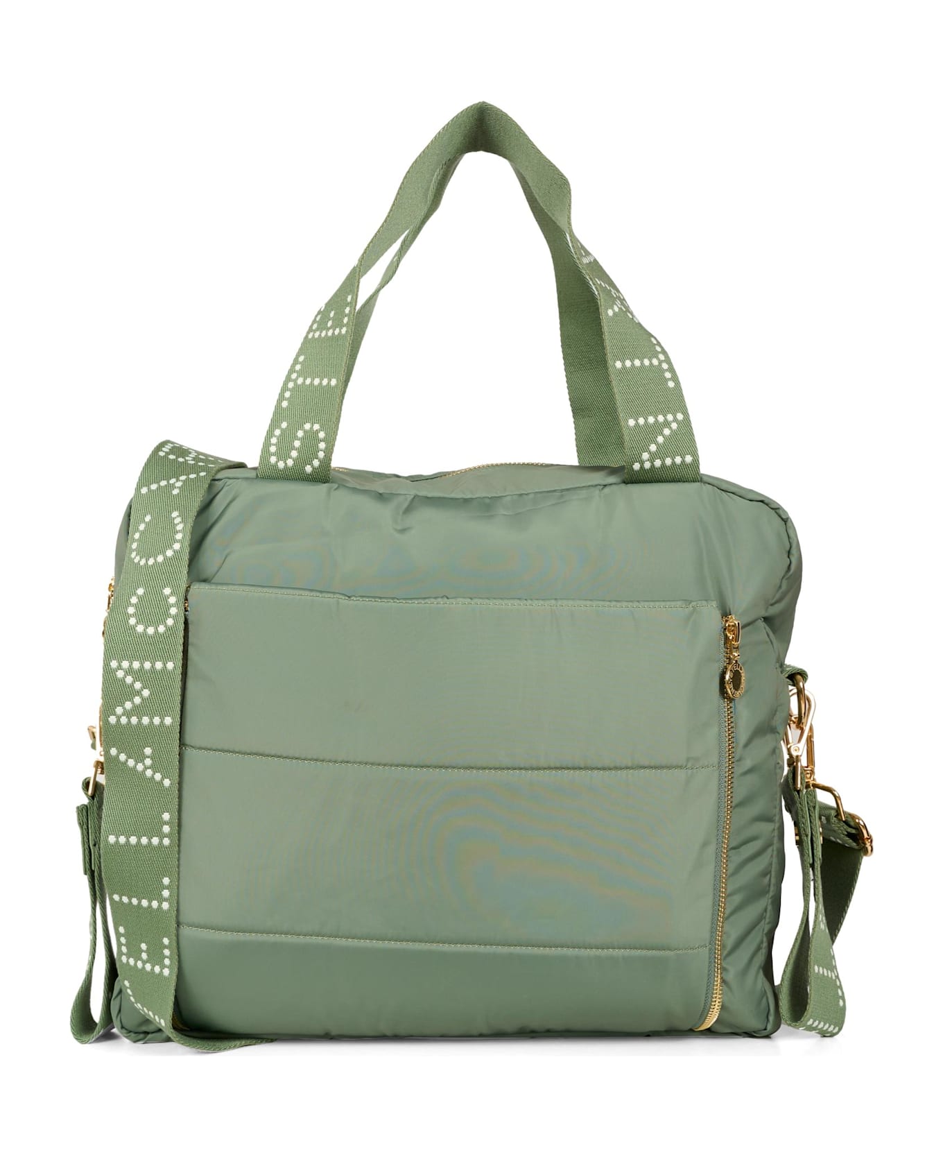Stella McCartney Kids Green Changing Bag For Babykids With Logo - Green